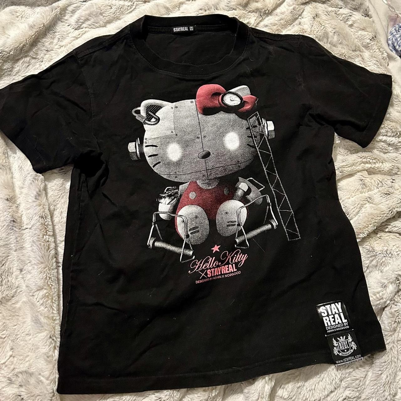 Japanese Brand × Vintage Stay Real x HELLO KITTY Sanrio T-Shirt Size M / US 6-8 / IT 42-44 - 1 Thumbnail