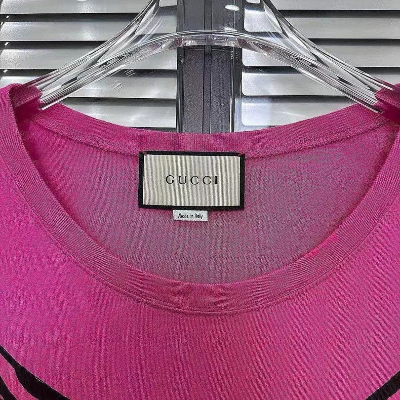 Gucci Gucci Pink cat head sequin short sleeves Size S / US 4 / IT 40 - 3 Thumbnail