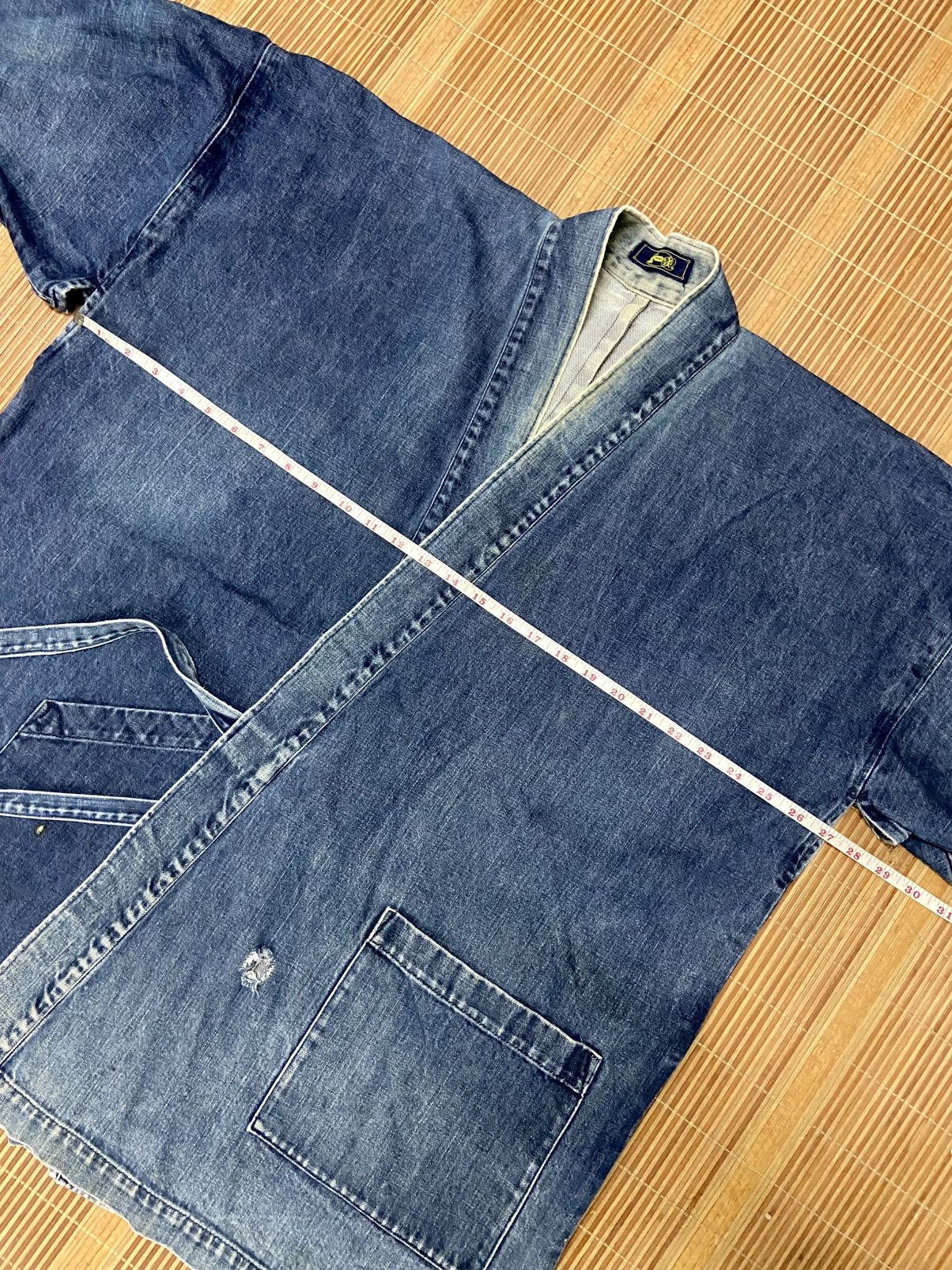Japanese Brand × Vintage SAKAMOTO KIMONO DENIM JACKET🔥🔥 Size US L / EU 52-54 / 3 - 8 Thumbnail