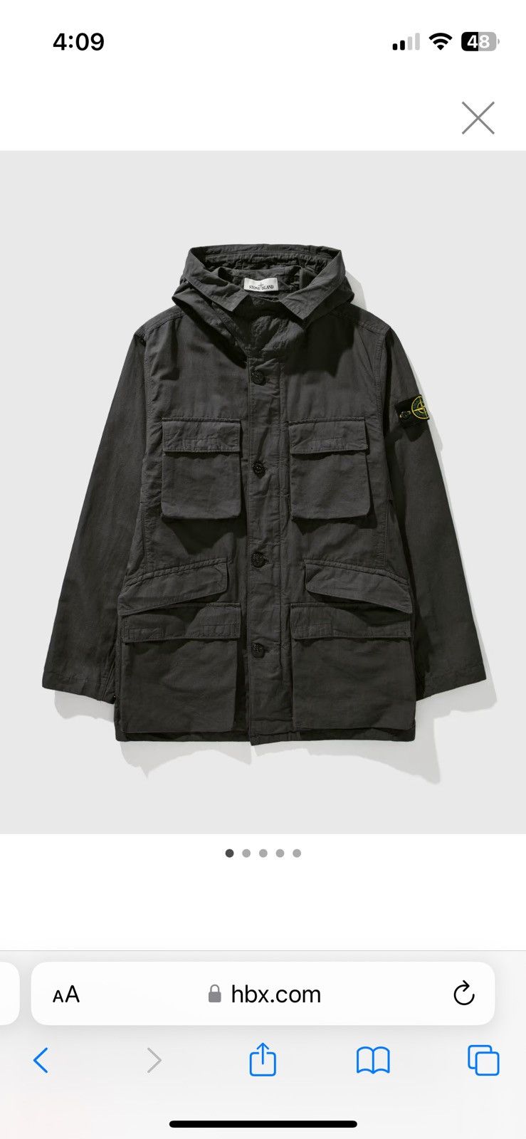 Stone Island Stone Island Tela Cotton Field Jacket Size US S / EU 44-46 / 1 - 2 Thumbnail