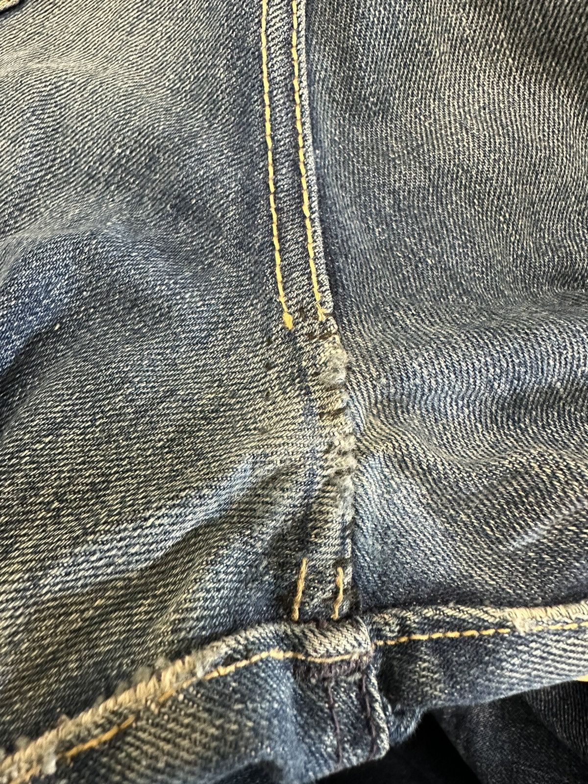 If Six Was Nine Flare Jeans 80s Wrangler Denim Boot Cut Bell Bottom Size US 30 / EU 46 - 22 Thumbnail