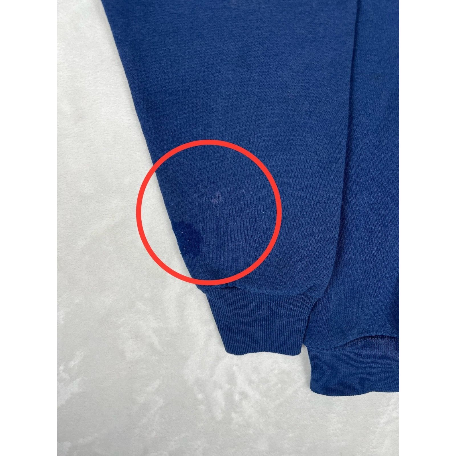 Lee Vintage Lee Sturdy Sweats Heavy Weight Blue Blank Crewneck Size US L / EU 52-54 / 3 - 5 Thumbnail