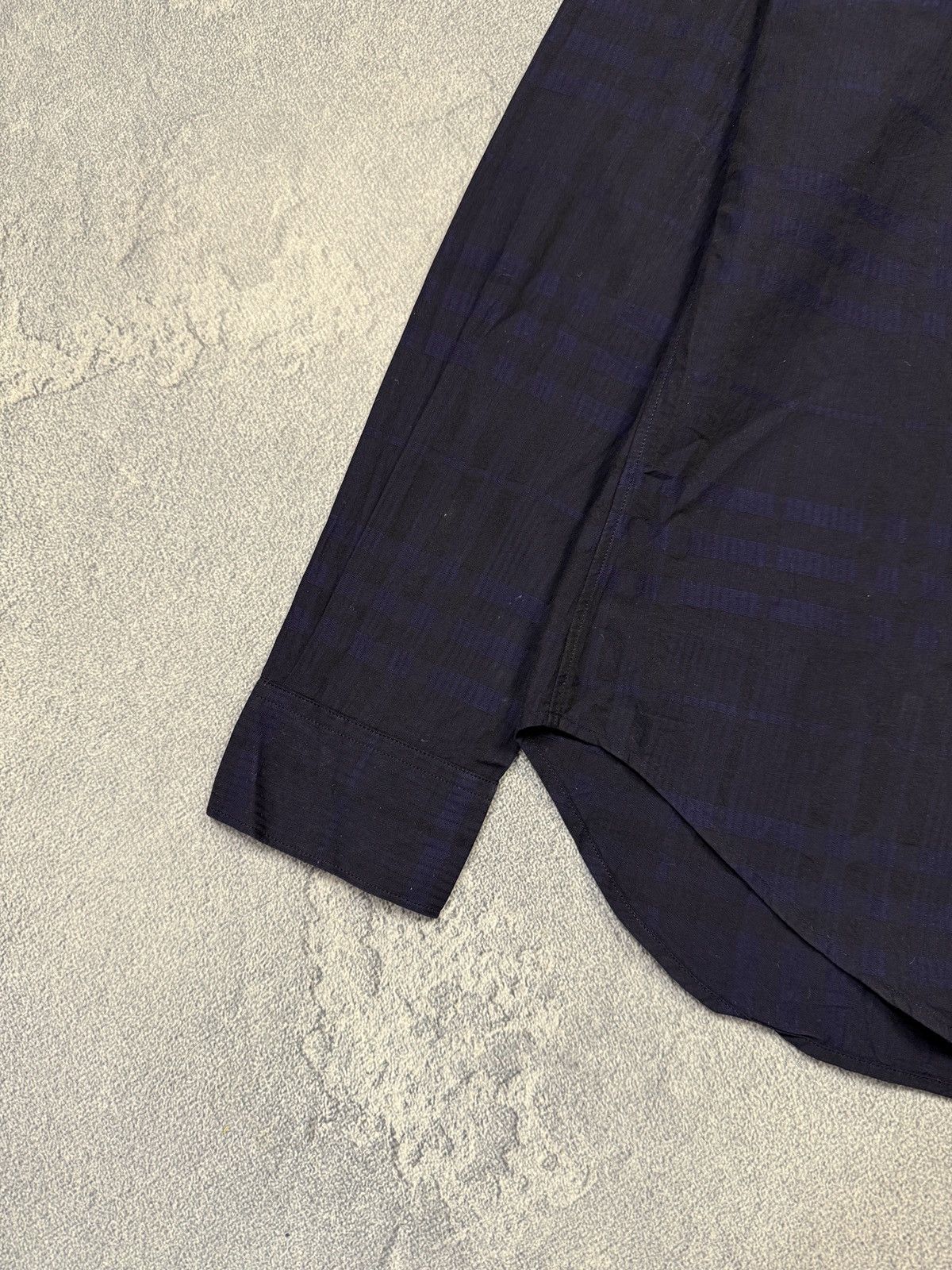 Burberry BURBERRY Shirt Button Up Cotton Nova Check Blue Black Men’s Size US S / EU 44-46 / 1 - 5 Thumbnail