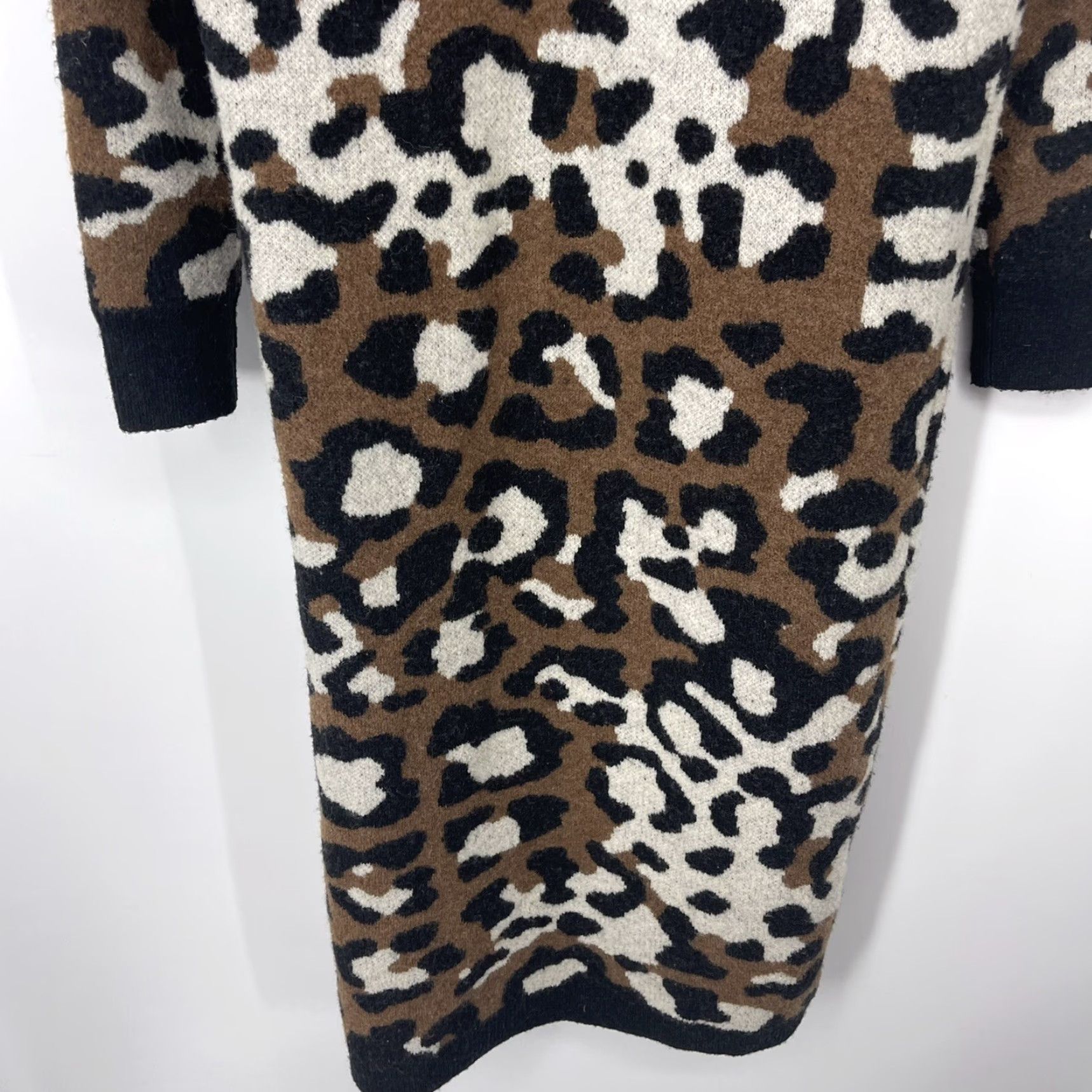 Show Me Your MuMu Mumu Cardigan Womens Small Duster Cheetah Leopard Print Sweater READ y2k Boho Size S / US 4 / IT 40 - 6 Thumbnail