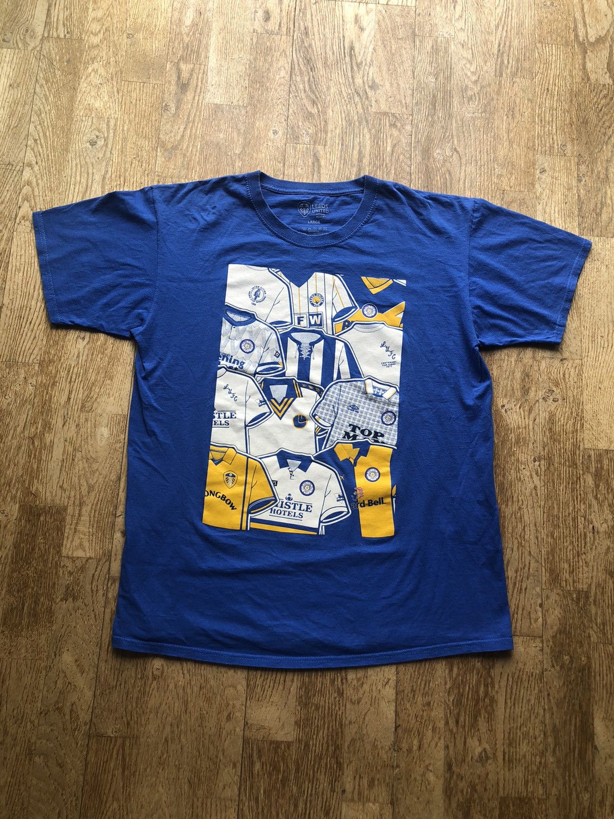 Vintage LEEDS UNITED OFFICIAL RARE VINTAGE JERSEY SPORT TEE SHIRT Size US L / EU 52-54 / 3 - 1 Thumbnail