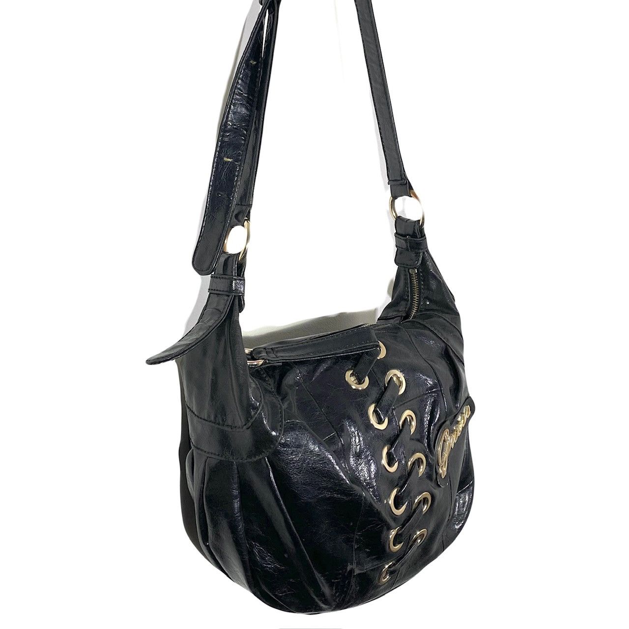 Guess Sac A Main Cuir Cyber Glam y2k Vintage 2000’s Guess Size ONE SIZE - 2 Thumbnail