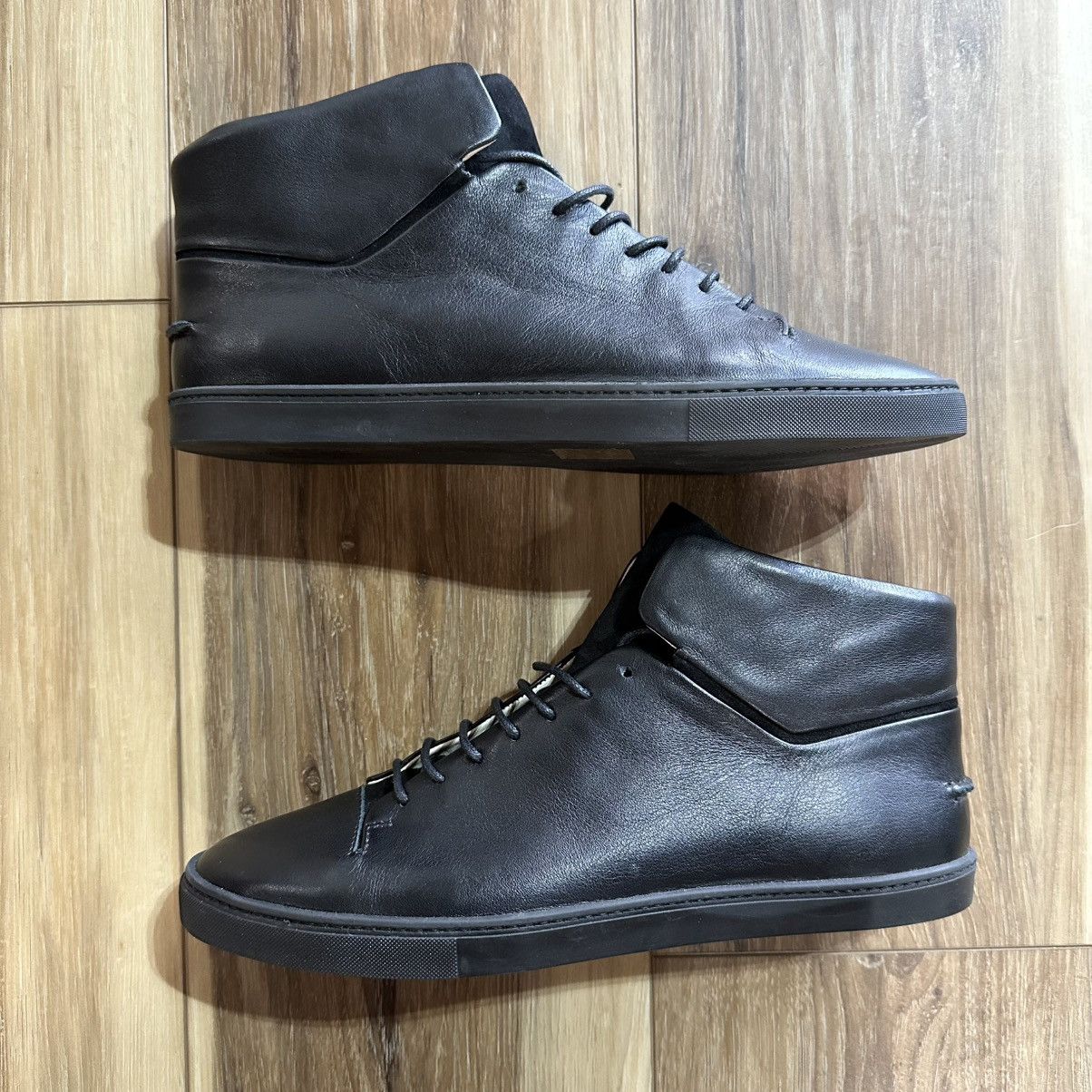STRANGE MATTER Strange Matter Clean Mid 1201 Classic Leather Sneaker Shoes Size US 9 / IT 39 - 1 Thumbnail