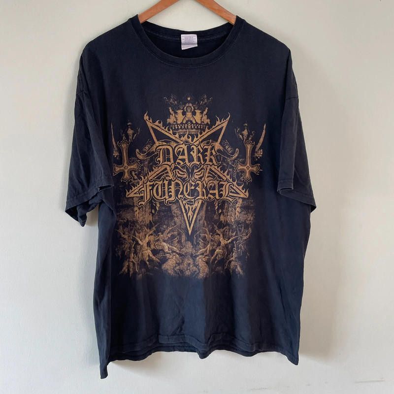 Gildan Vintage dark funeral black metal t shirt Size US XL / EU 56 / 4 - 1 Thumbnail