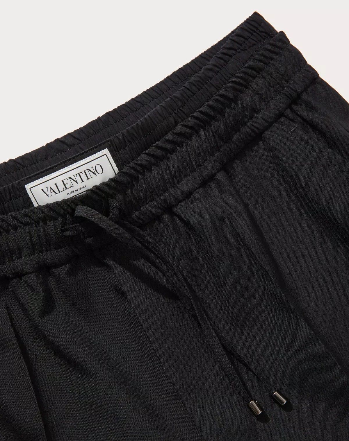 Valentino oc11z0725 Light Wool Trousers in Black Size US 32 / EU 48 - 7 Thumbnail