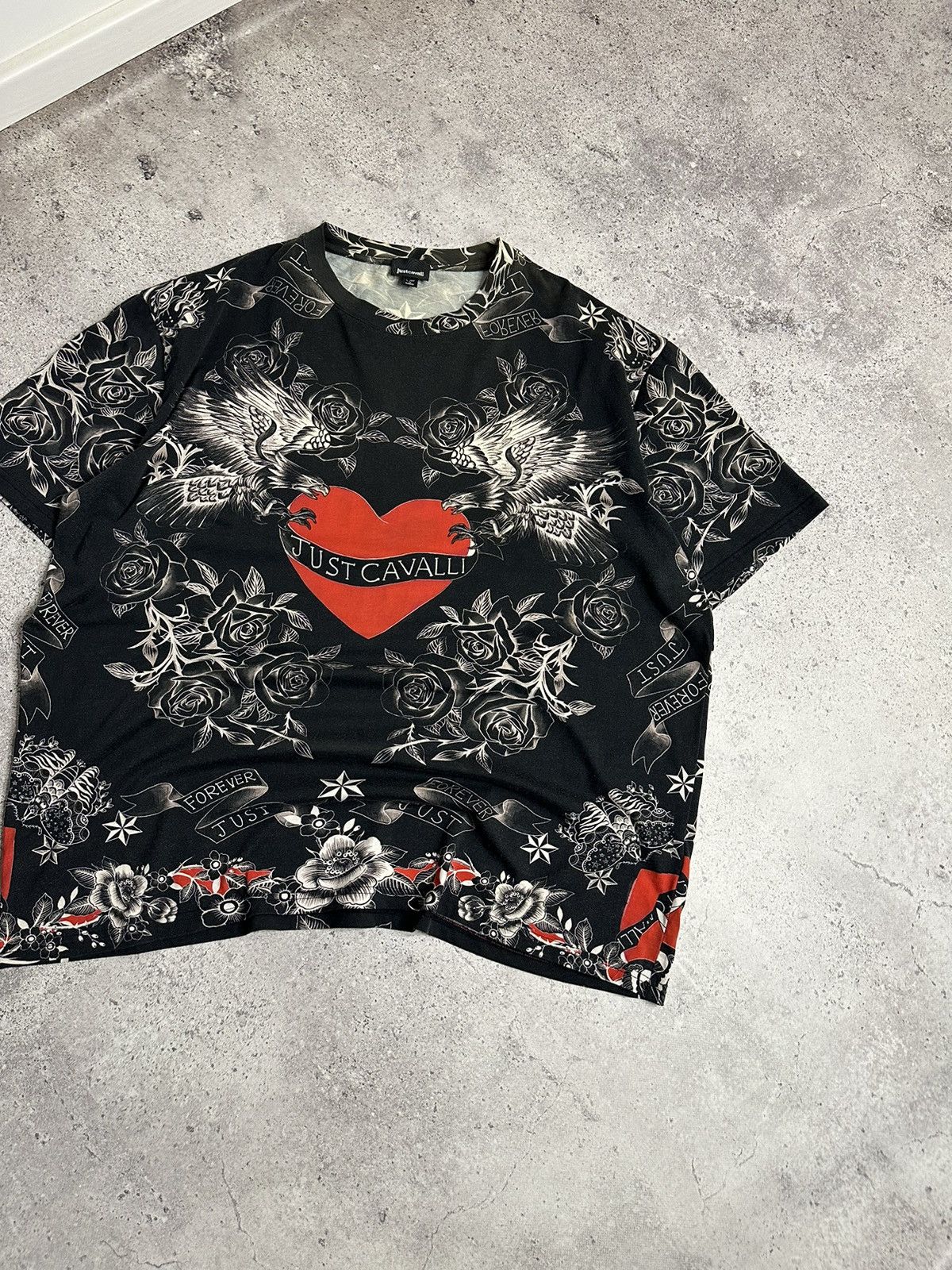 Just Cavalli Just Cavalli All Over Print Tattoo Jean Paul Gaultier Style Size US XL / EU 56 / 4 - 2 Thumbnail