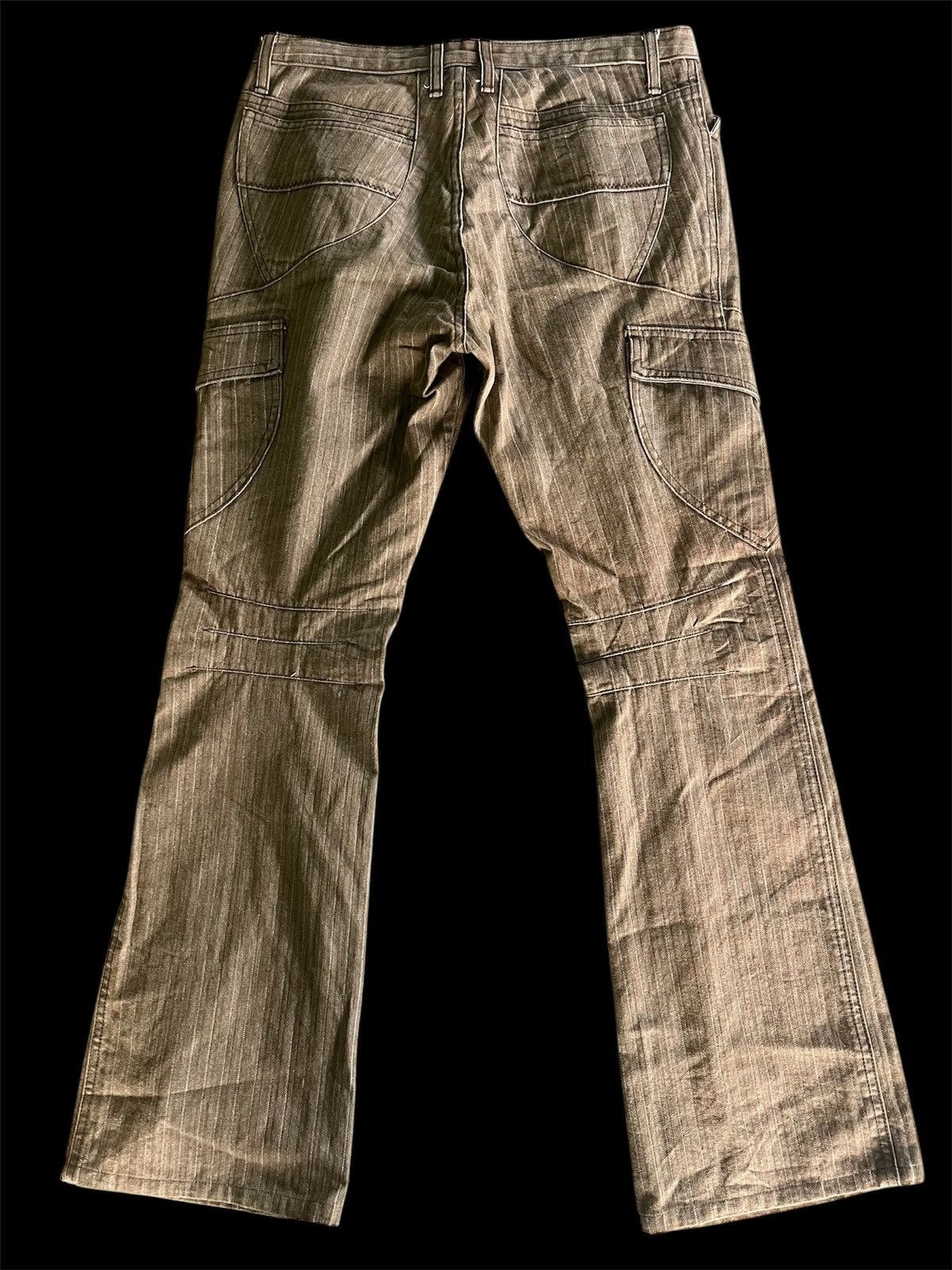 Hysteric Glamour × Japanese Brand × Vintage Flare Mudwash Hickory Denim Size US 32 / EU 48 - 2 Thumbnail