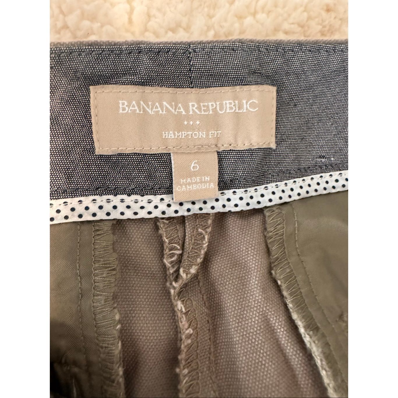 Banana Republic Banana Republic Hampton Fit Women’s Chino Shorts Size 6 Brown | Classic Summer Shorts Size 27" / US 4 / IT 40 - 2 Thumbnail