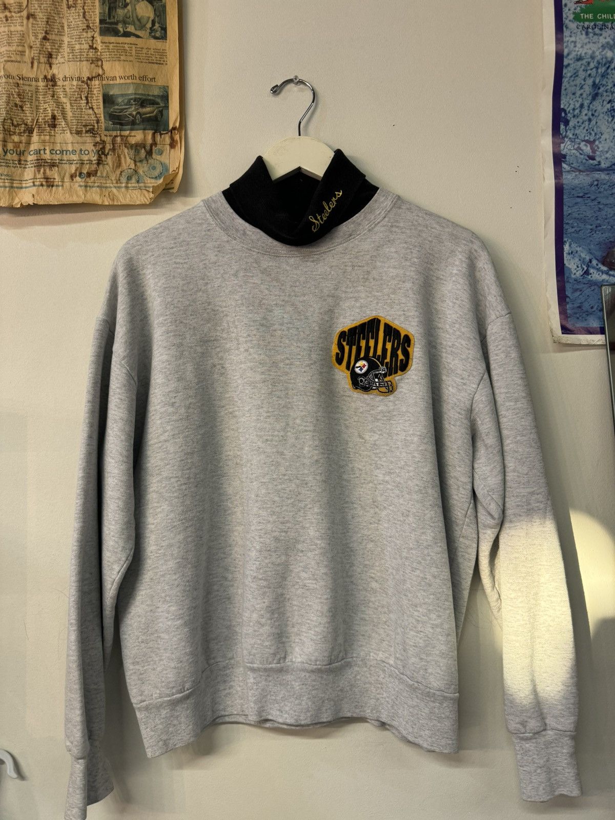 NFL × Vintage Vintage Grey Pittsburgh Steelers Longsleeve Shirt Size US L / EU 52-54 / 3 - 1 Preview