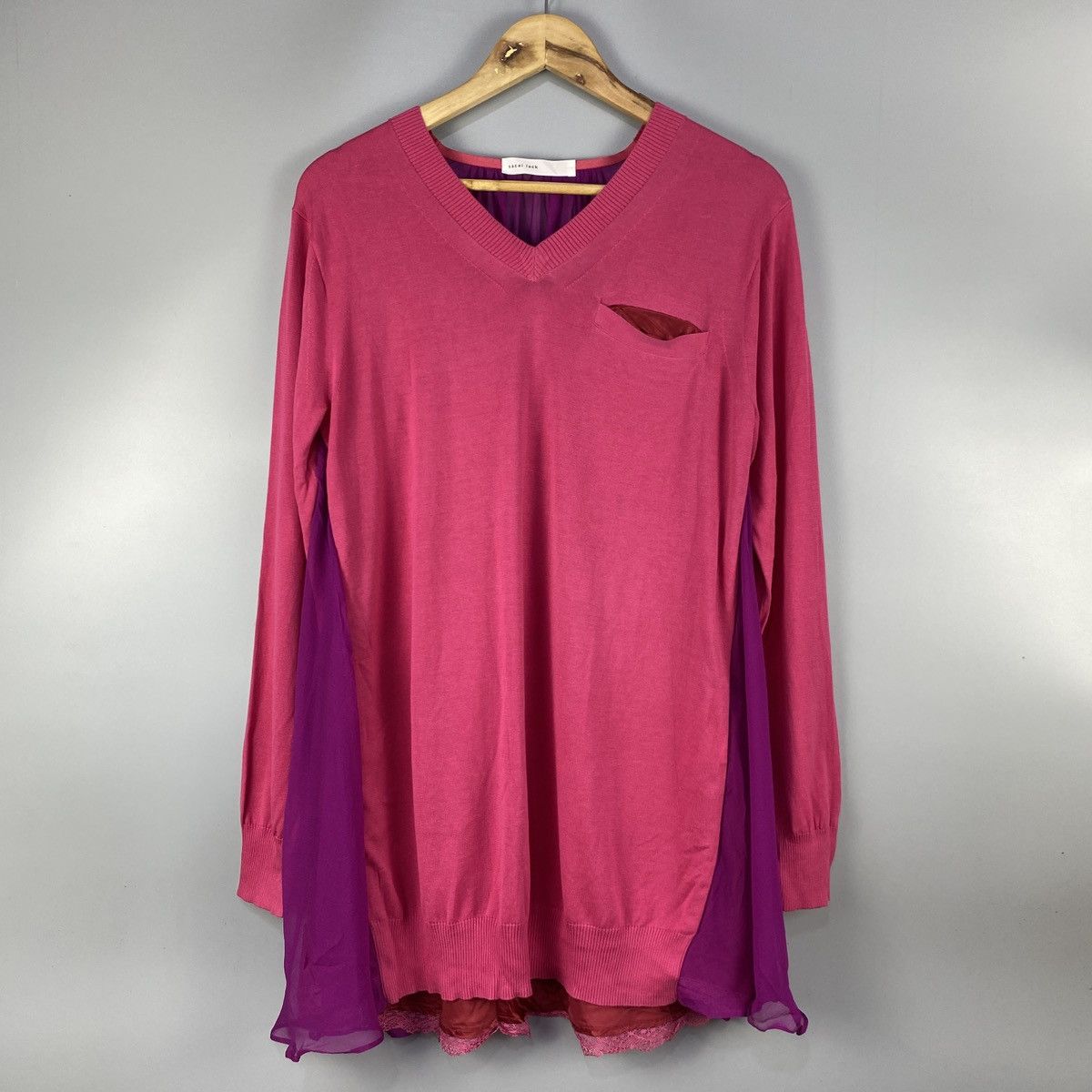 Sacai Sacai Luck Switching Knit Sweater Size XS / US 0-2 / IT 36-38 - 1 Thumbnail