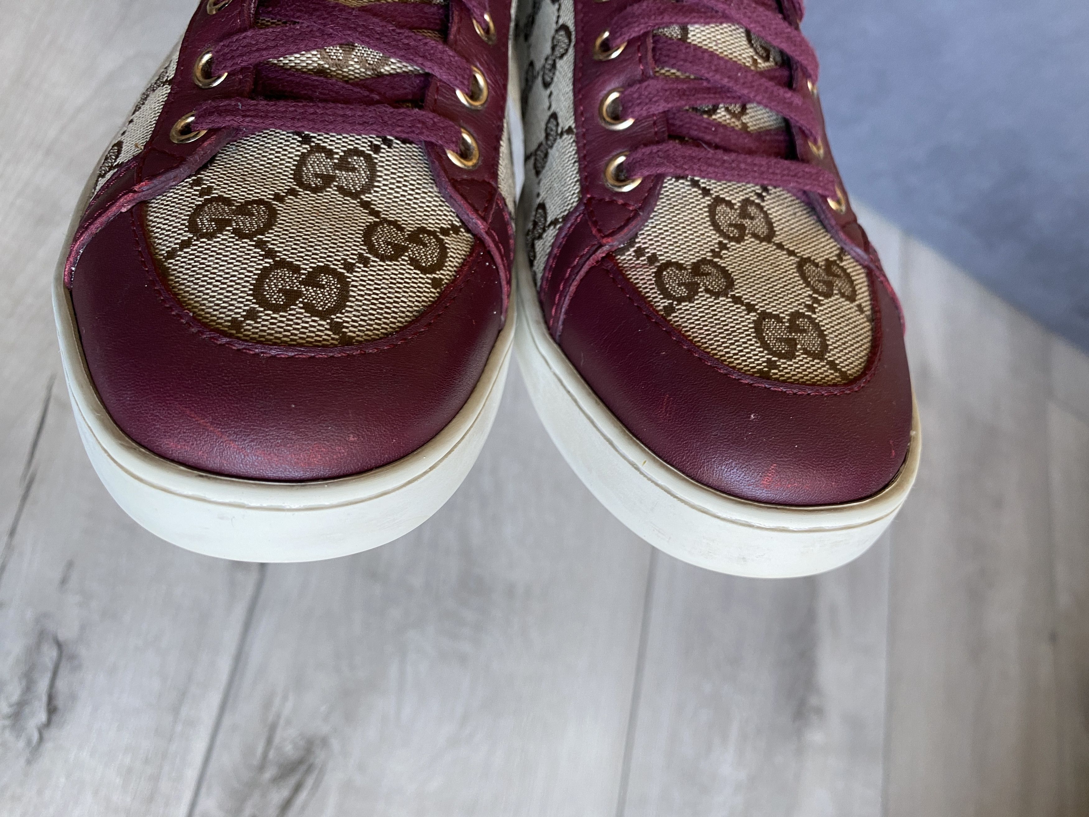 GUCCI Brooklyn high sneaker GG monogram