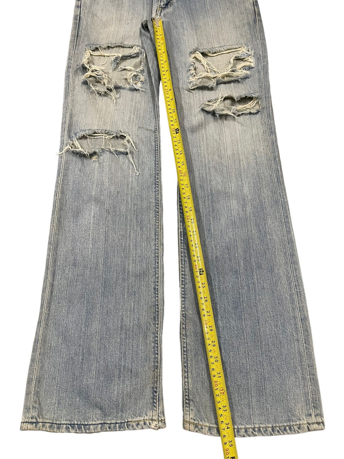 Lee Vintage 90s Lee Riders Blue Wash Distressed Style Jeans Size US 30 / EU 46 - 17 Thumbnail