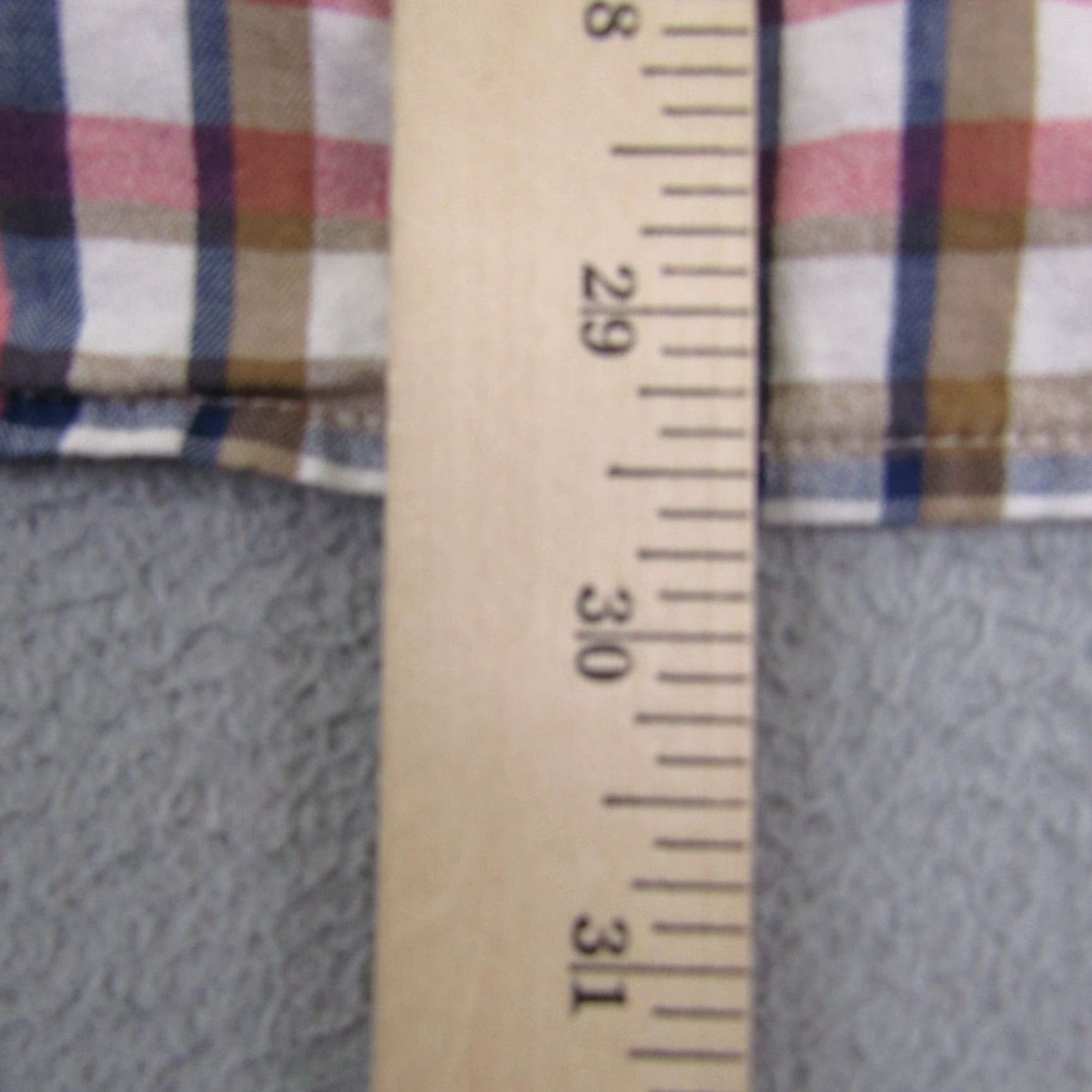 Pinko ALLEN SOLLY Plaid Shirt Button-Up Long Sleeve Casual Large 40 Pink Mens Size US L / EU 52-54 / 3 - 7 Thumbnail
