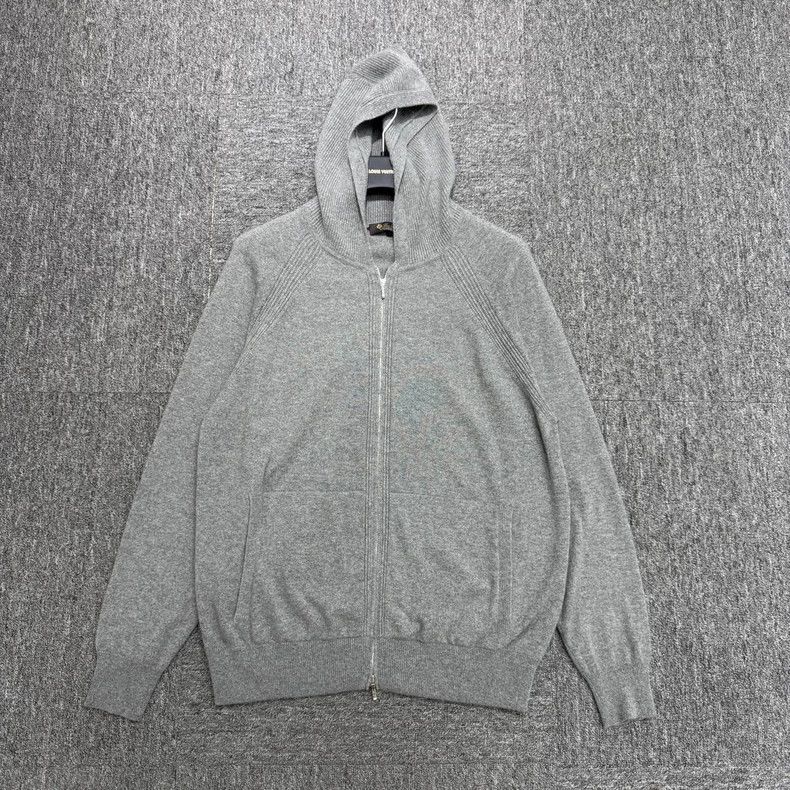 Loro Piana loro piana Gray cashmere hooded sweatshirt 2505-Nextarrow Size US L / EU 52-54 / 3 - 1 Thumbnail