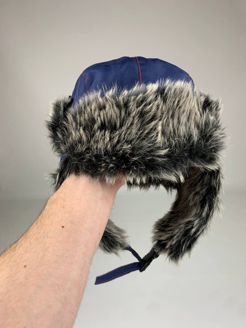 Vintage Ushanka Trapper Hat Fuzzy Fur Crazy Style Vintage Size ONE SIZE - 3 Thumbnail