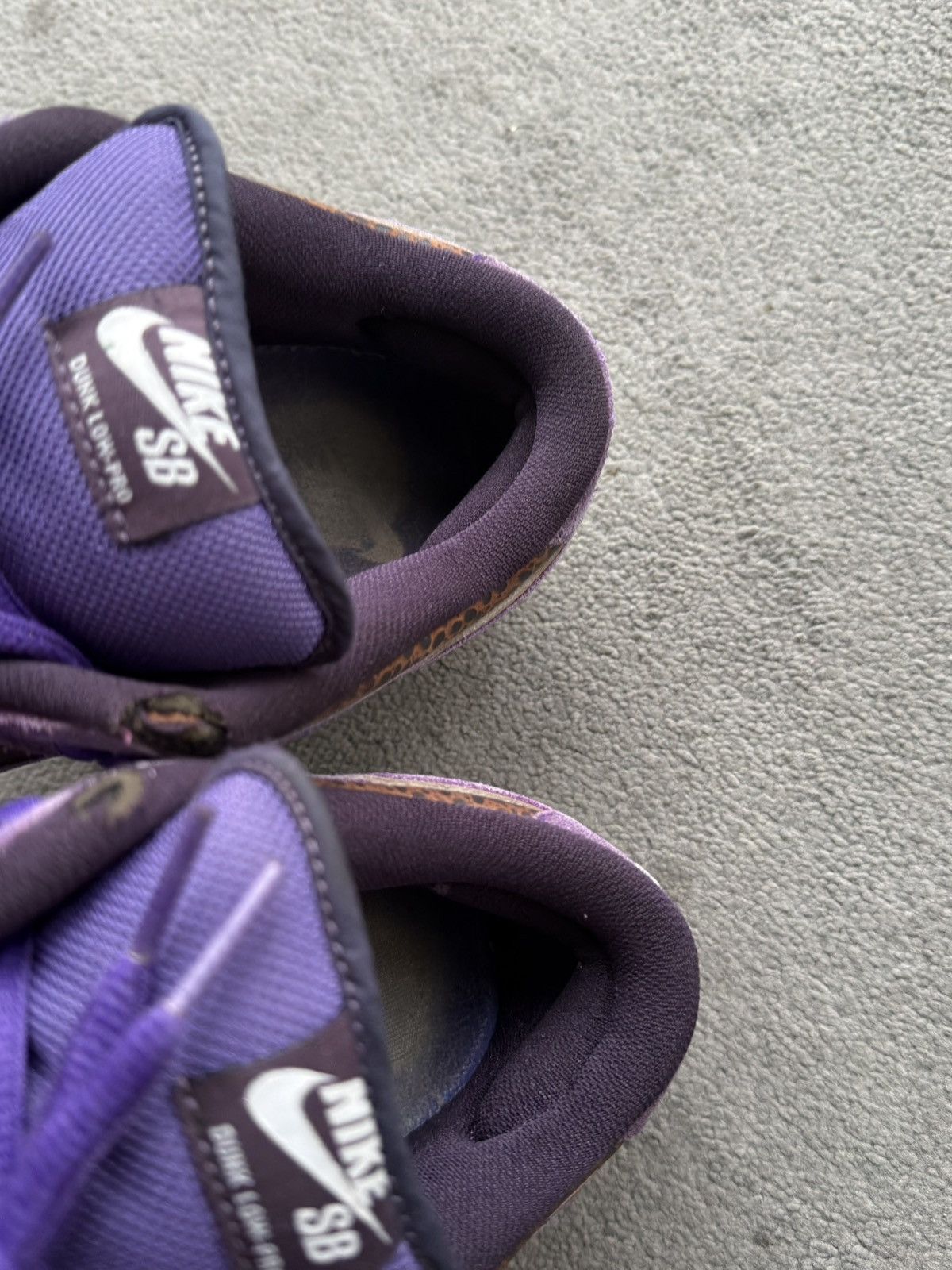 Nike SB Nike SB Dunk Low Purple Safari Vintage Release 2010 Size US 11 / EU 44 - 5 Thumbnail