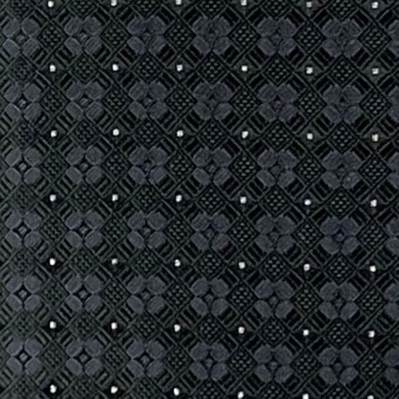 Etro ETRO Size 46 Black Grey Jacquard Polyester Blend Vest Size 46R - 2 Thumbnail
