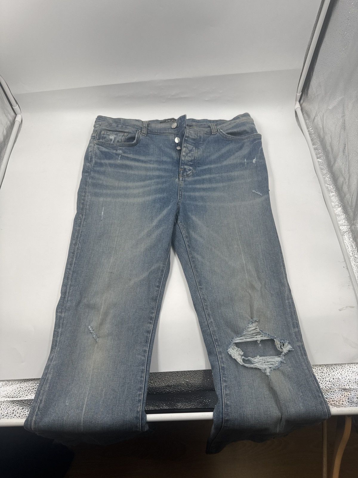 Amiri Flared Bottom Jeans