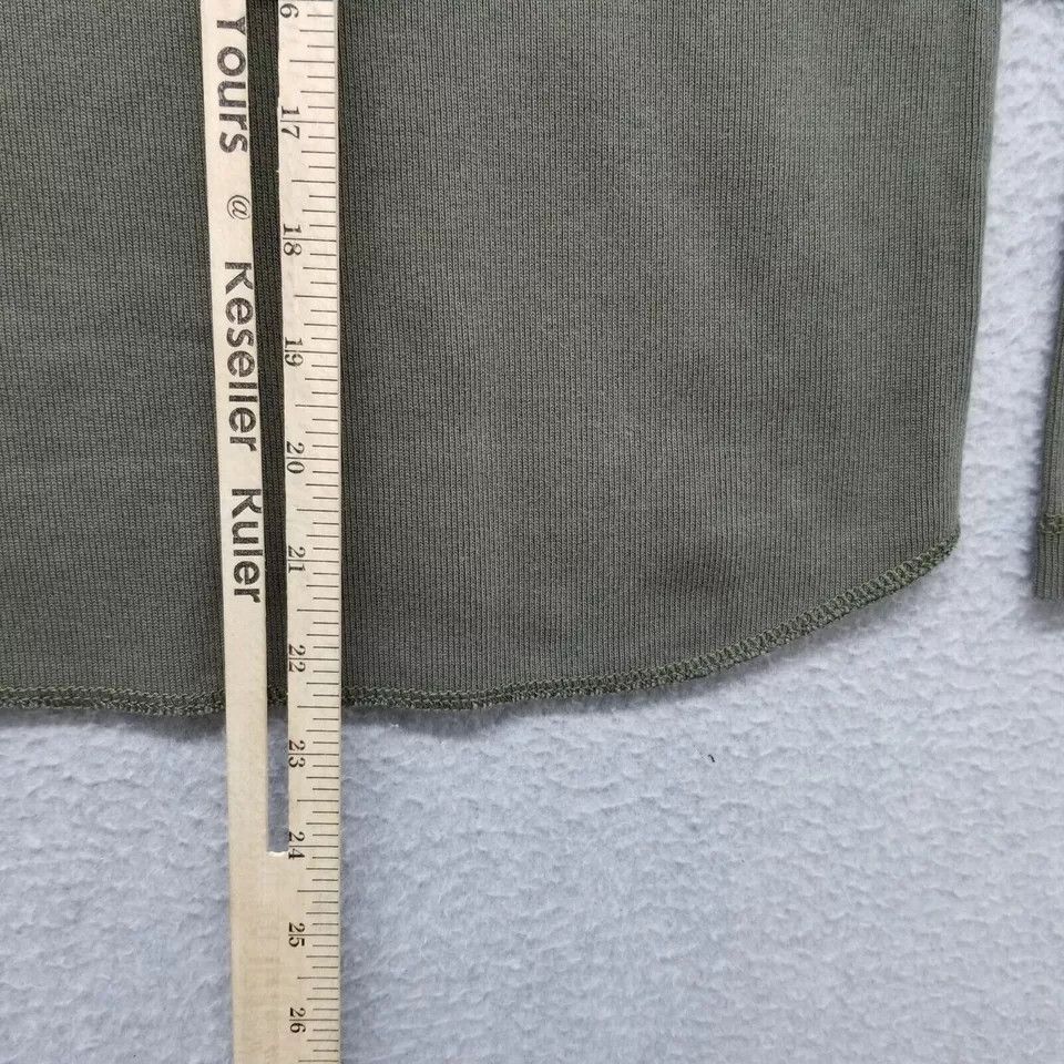 Abercrombie & Fitch Abercrombie Fitch Shirt Womens Medium Long Sleeve Logo Patch Size M / US 6-8 / IT 42-44 - 9 Thumbnail