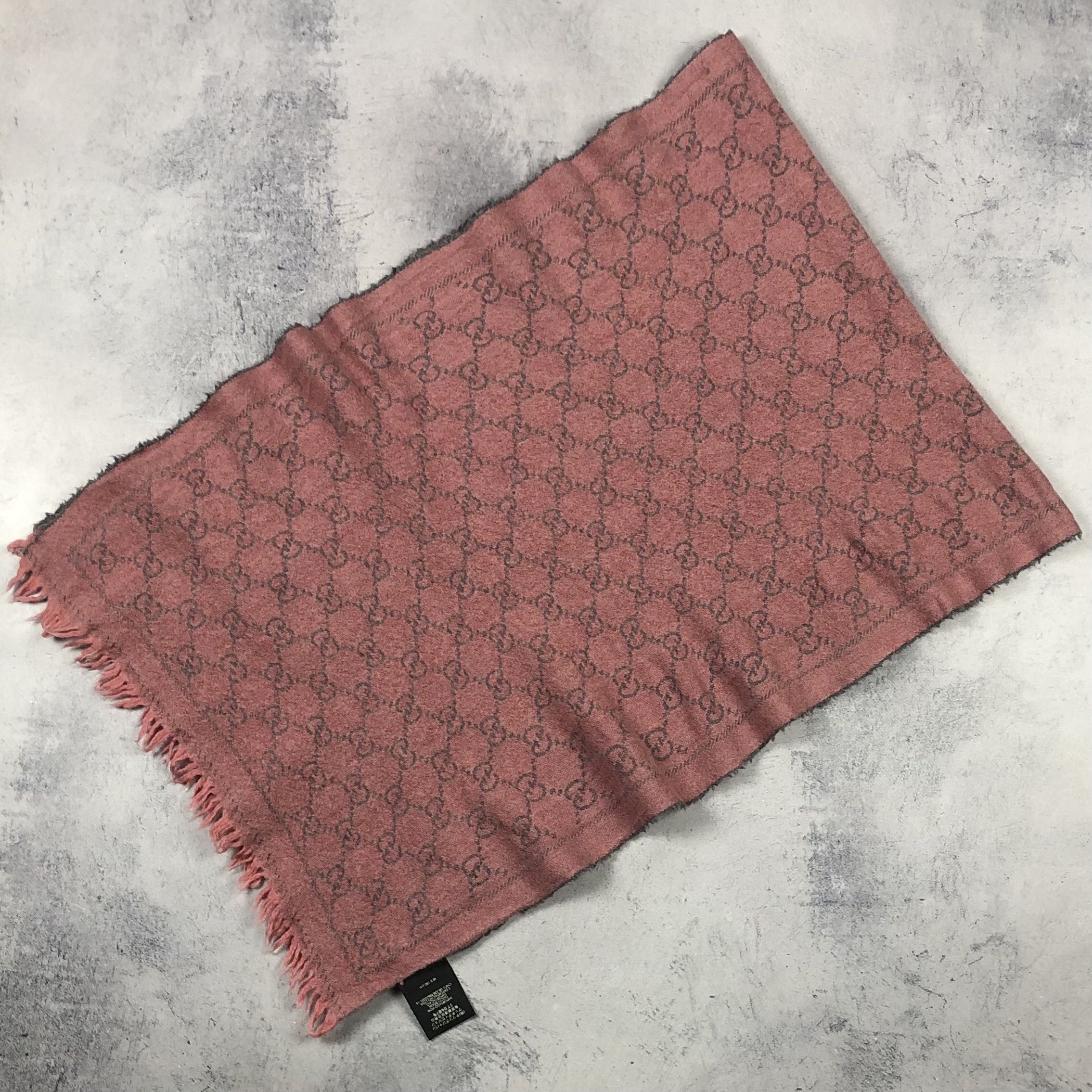 Gucci Gucci Monogram Wool Muffler Scarf Size ONE SIZE - 9 Thumbnail