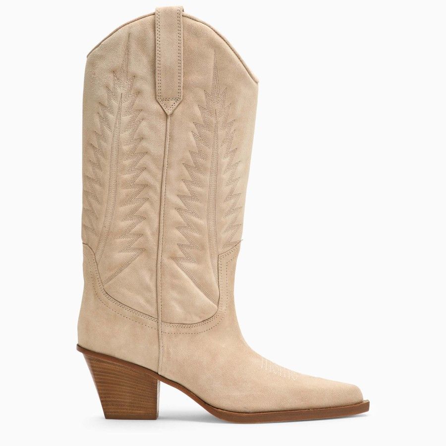 Paris Texas o1d2blof0924 Leather Boots in Beige Size US 6.5 / IT 36.5 - 1 Thumbnail
