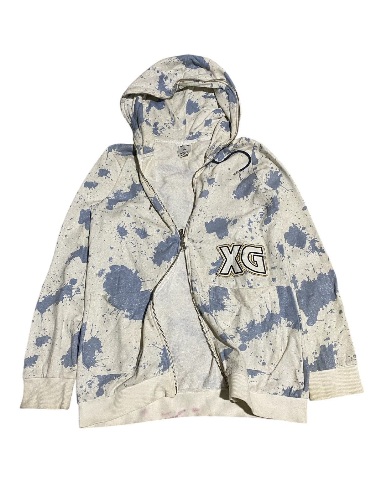 If Six Was Nine × Japanese Brand × Le Grande Bleu (L.G.B.) x-girl embroidery full zip hoodie Size US M / EU 48-50 / 2 - 7 Thumbnail