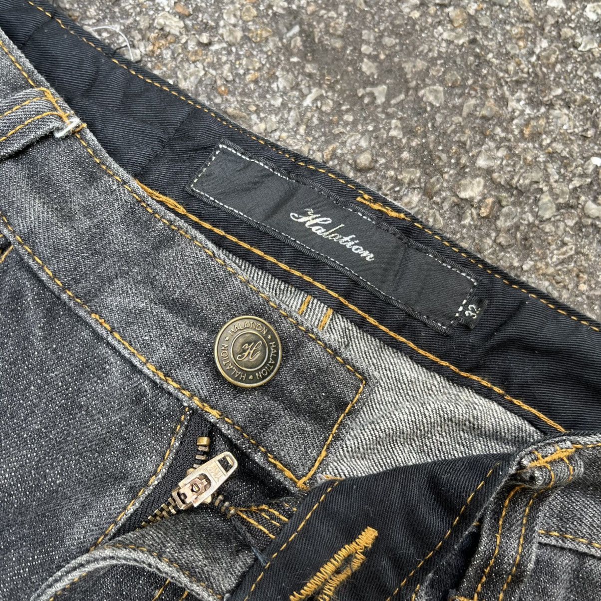 Hysteric Glamour Japanese Jeans Halation Japan Printed Denim Faded Black Size US 30 / EU 46 - 8 Thumbnail