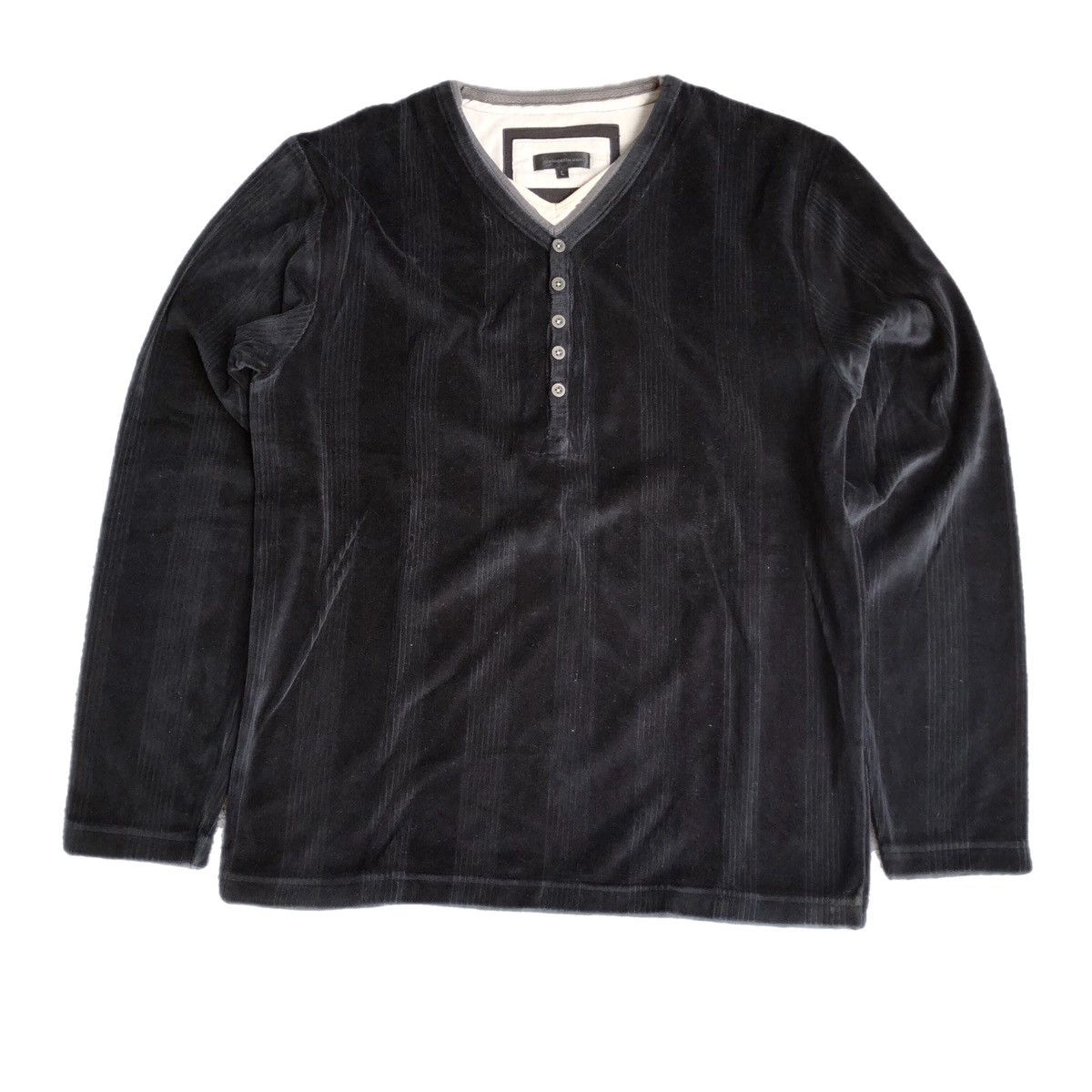 Japanese Brand 2000s Velocette Double Layer Thermal Velvet vkei style Size US L / EU 52-54 / 3 - 1 Thumbnail