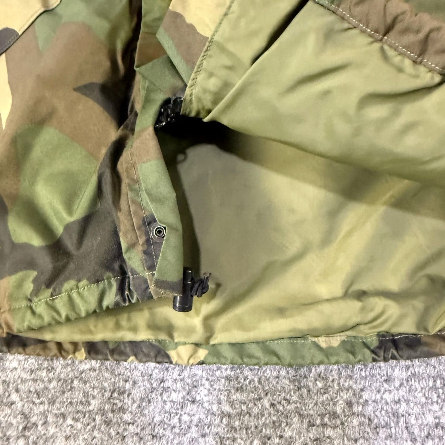 Vintage Raven Rain-Stuff Jacket Mens Medium Green Camo Hooded Parka Outdoor Snow Size US M / EU 48-50 / 2 - 4 Thumbnail