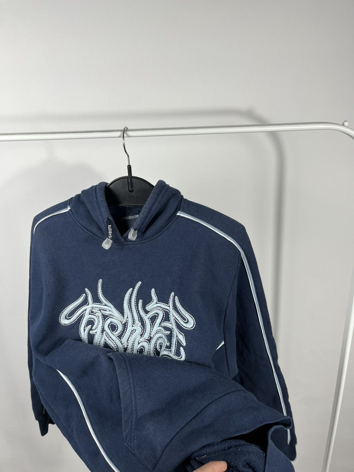 Other Fishbone Embroidered Logo Hoodie Blue Size M Size US M / EU 48-50 / 2 - 7 Thumbnail