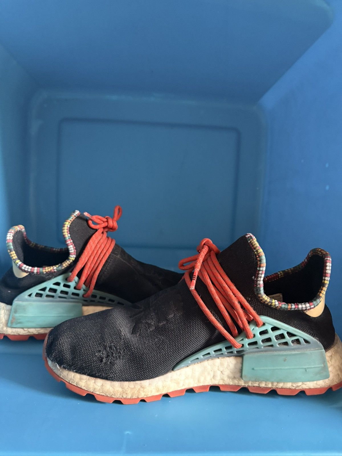 Humanrace Adidas x Pharrell Williams Hu NMD Inspiration Pack Black Size US 9.5 / EU 42-43 - 2 Thumbnail