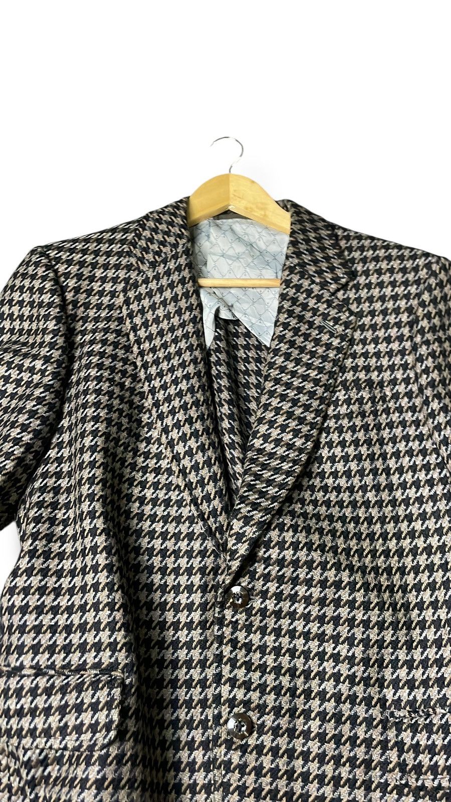 Japanese Brand × Vintage Toyohara Tokyo Brand Houndstooth Coat (63) Size US XS / EU 42 / 0 - 3 Thumbnail