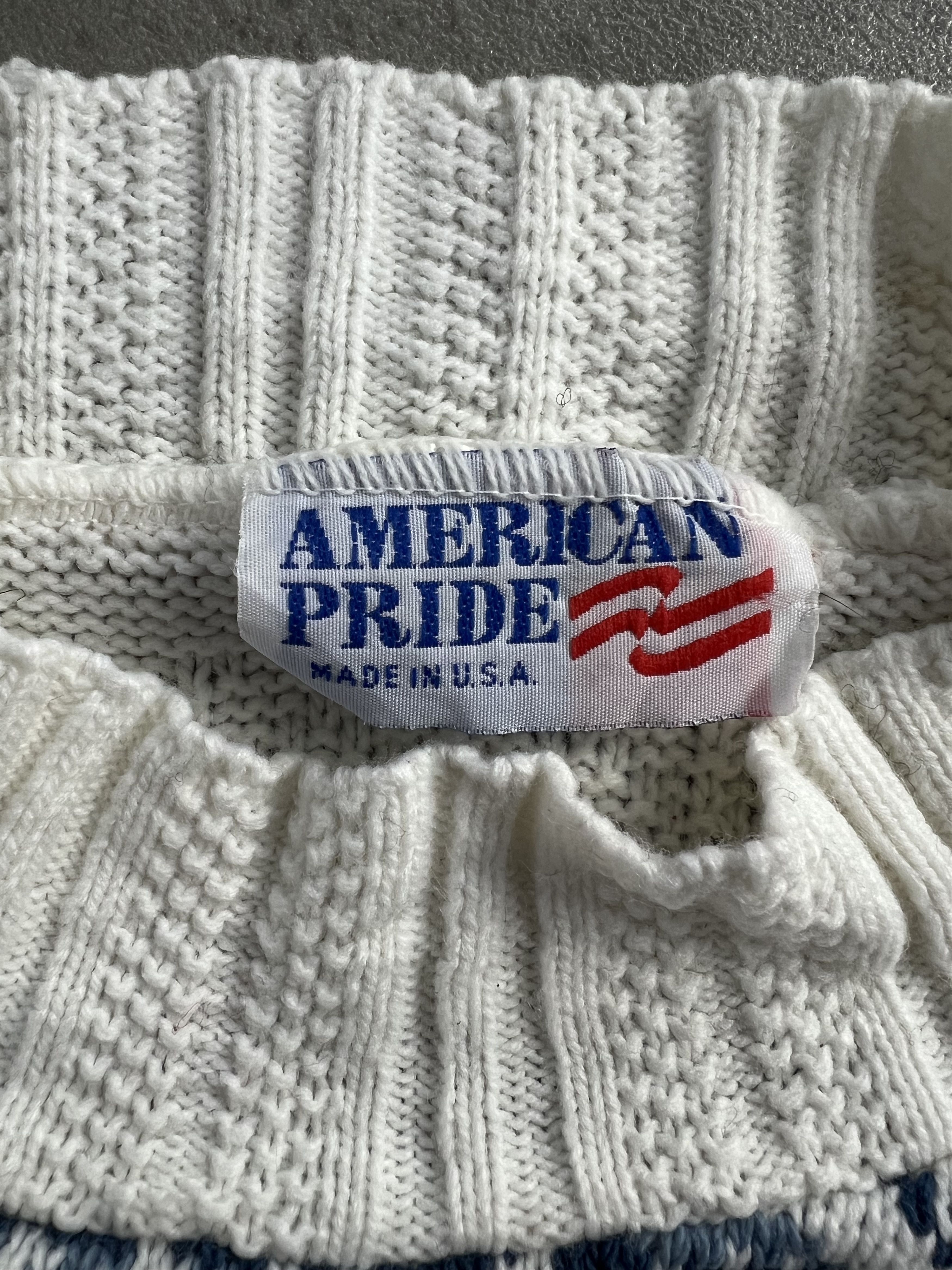 Vintage Vintage Pattern Knit White Made In Usa Xs Size US XS / EU 42 / 0 - 3 Thumbnail