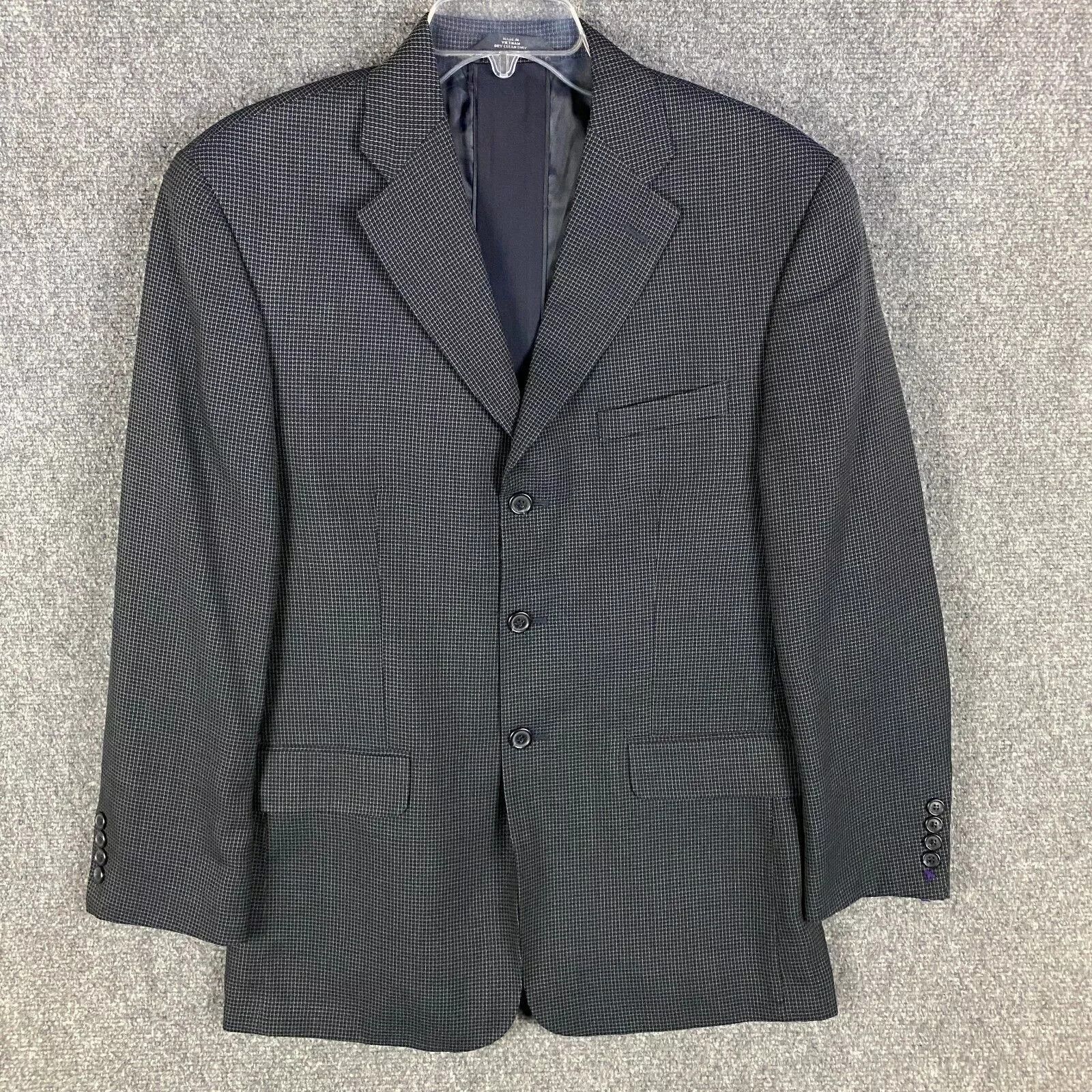 Haggar Haggar Blazer Men's 40R Jacket Polyester Wool 3 Buttons Size 40R - 1 Thumbnail