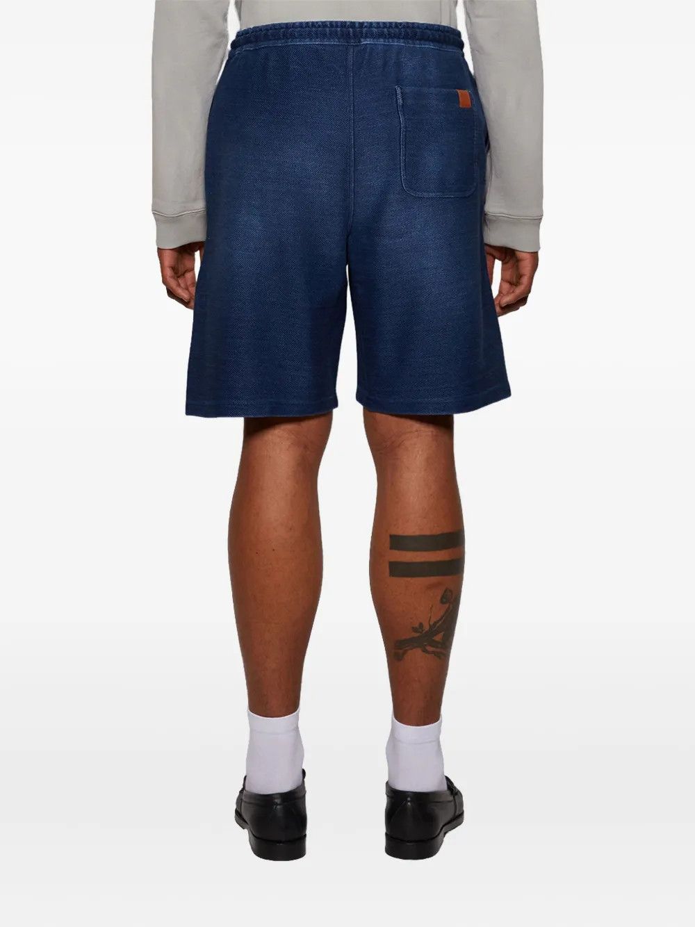 Loewe o1mle0226 Logo Patch Bermuda Shorts in Blue Size US 32 / EU 48 - 5 Thumbnail