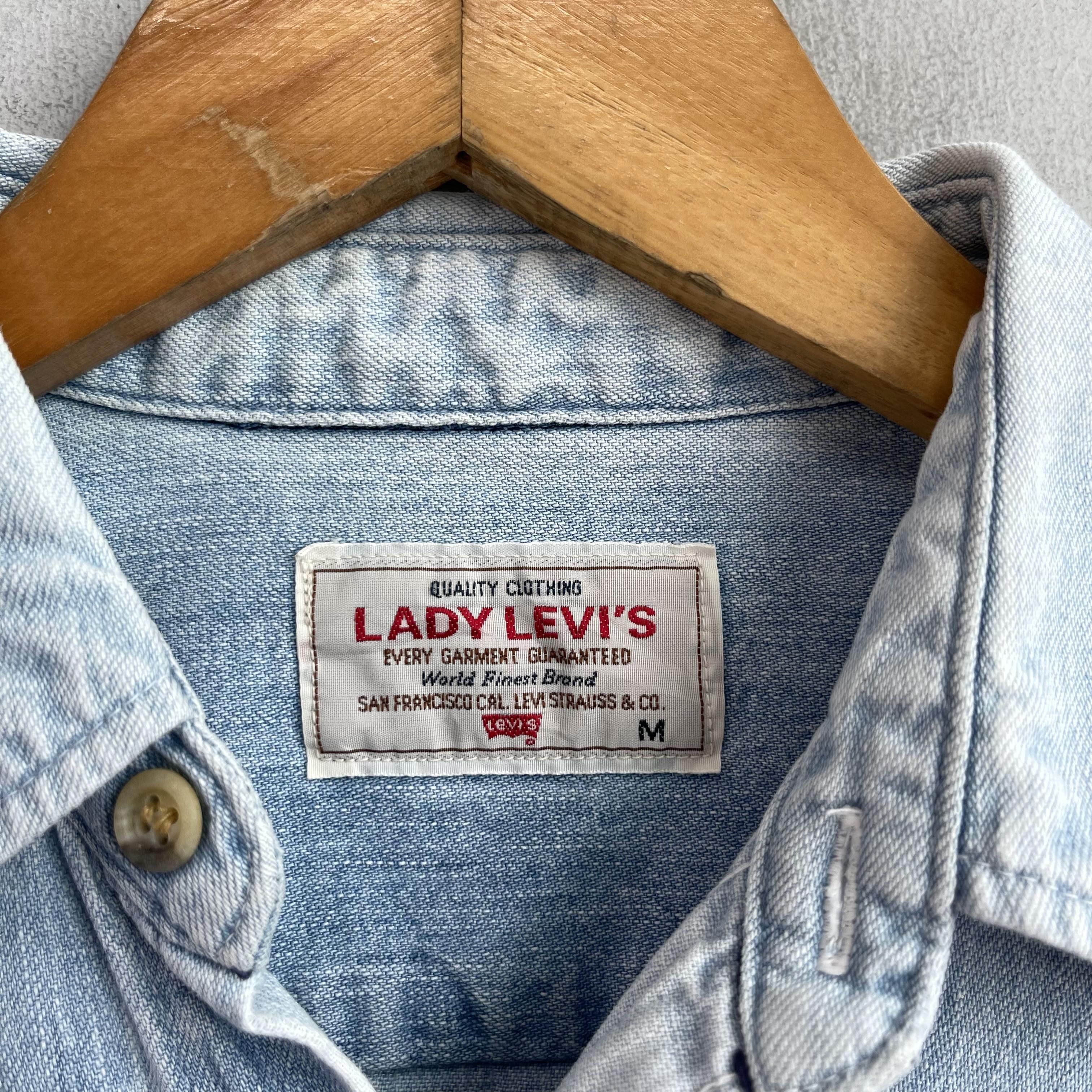 Levi's × Vintage Vintage LEVIS Orange Tab Denim Workers Button Up Shirt Size US M / EU 48-50 / 2 - 5 Thumbnail