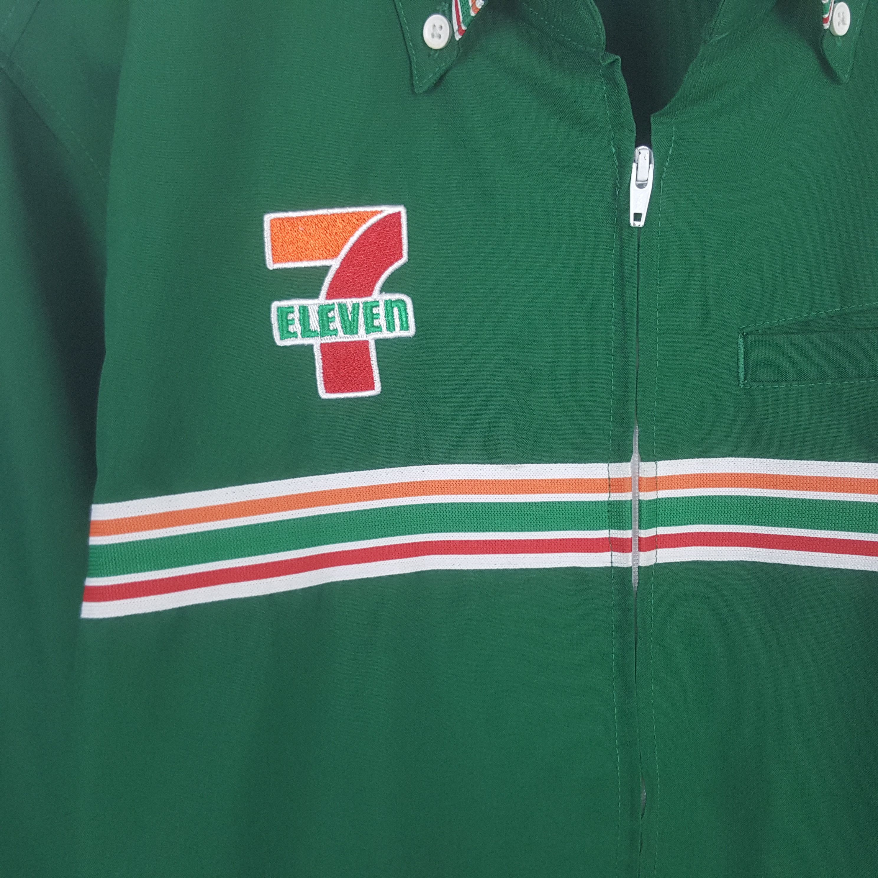 Japanese Brand Vintage 7 Eleven Embroidery Logo Worker Uniform Jacket Size US XL / EU 56 / 4 - 4 Thumbnail
