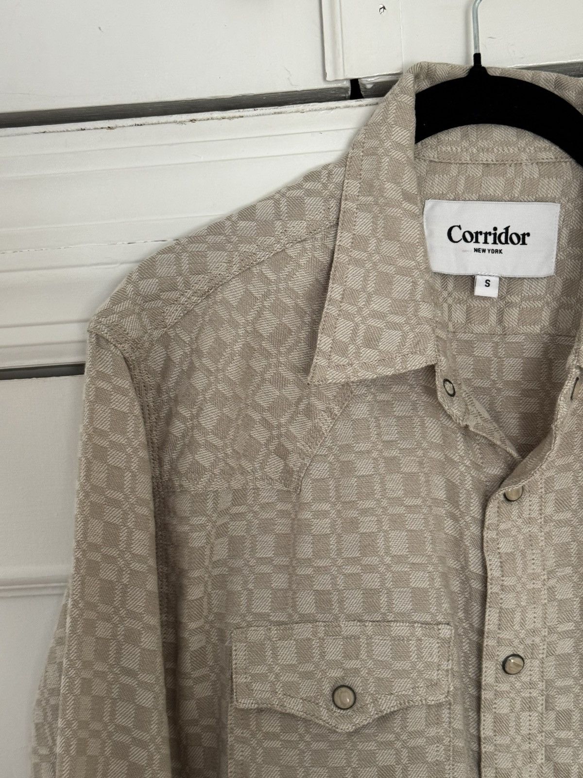 Corridor Corridor Overshot Western Snap Shirt Natural Small Size US S / EU 44-46 / 1 - 5 Thumbnail