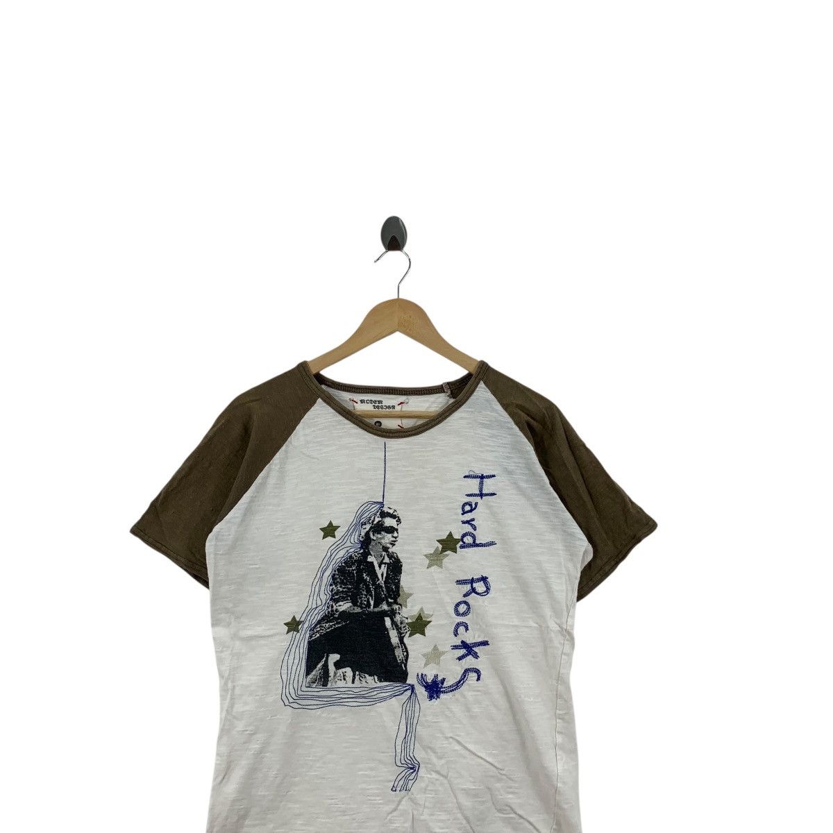 Other HIDDEN DESIGN JAPAN Hard Rocks Punk Raglan Tee Shirt Top Size M / US 6-8 / IT 42-44 - 2 Thumbnail