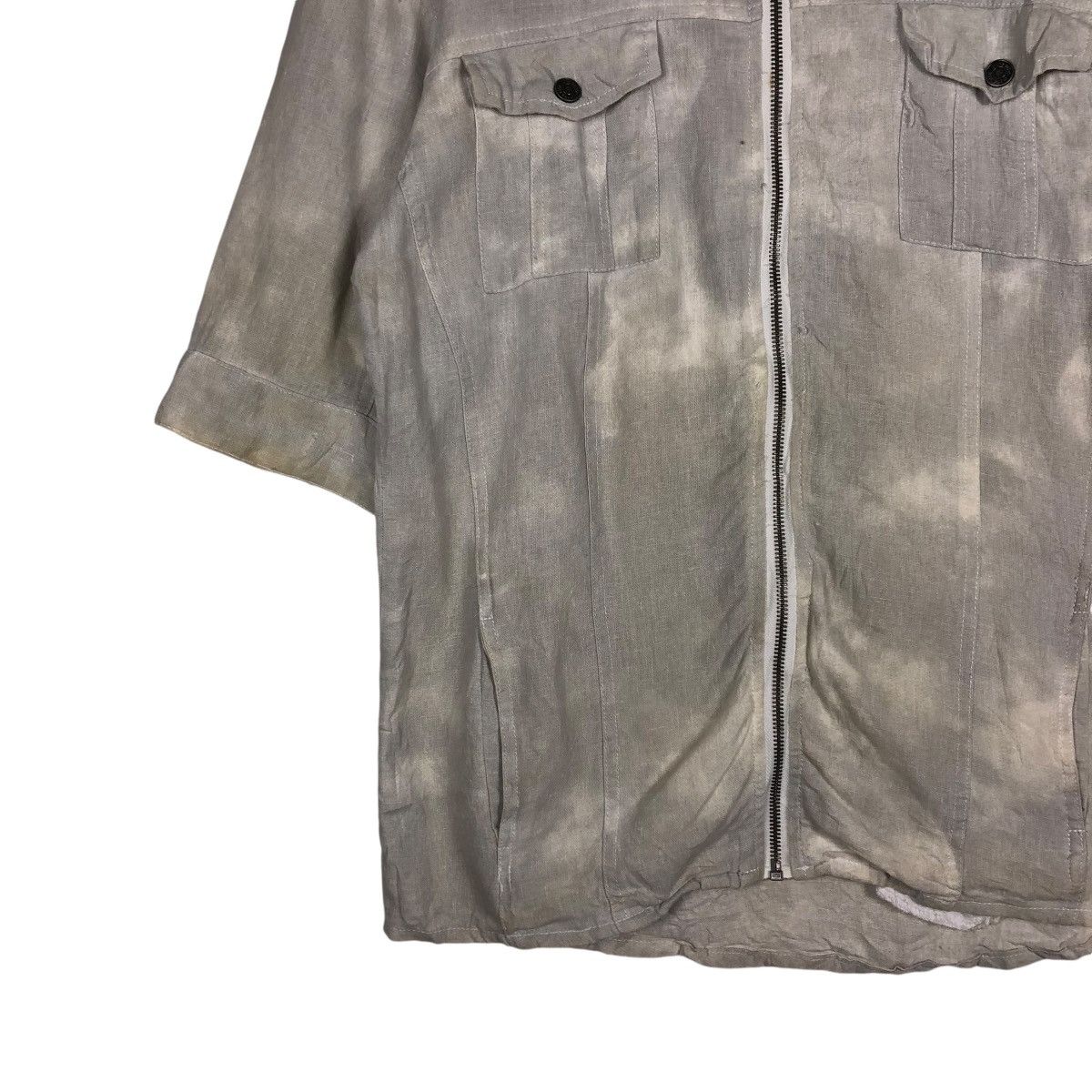 In The Attic 🔥VINTAGE ACID WASH DESIGN SHORT SLEEVE JACKET IN THE ATTIC Size US L / EU 52-54 / 3 - 4 Thumbnail