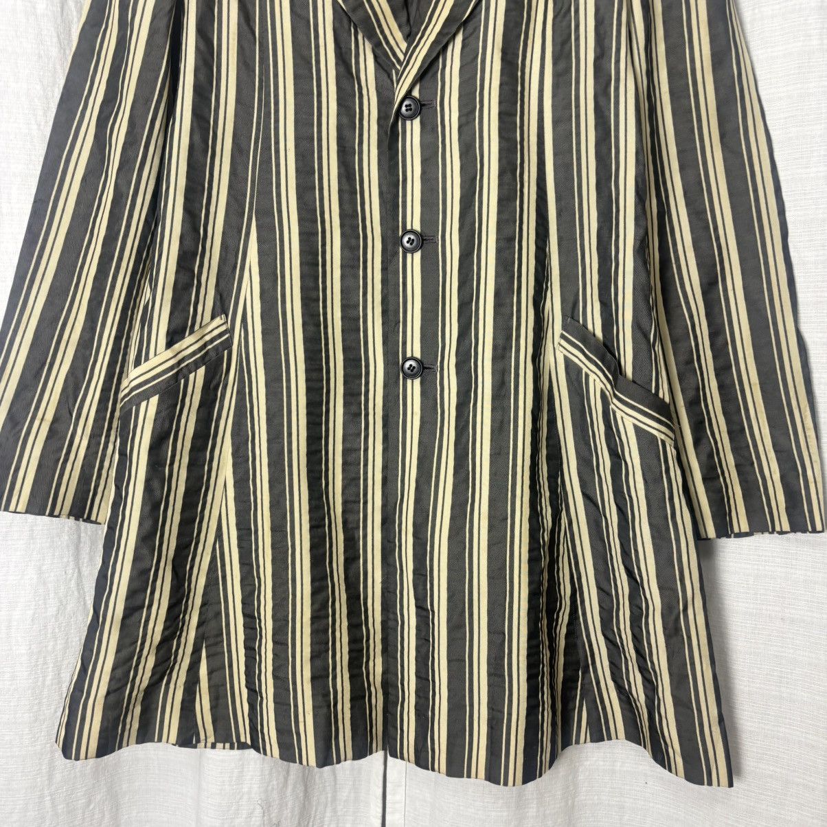 Yohji Yamamoto y's bis yohji yamamoto striped blazer Size US M / EU 48-50 / 2 - 2 Thumbnail