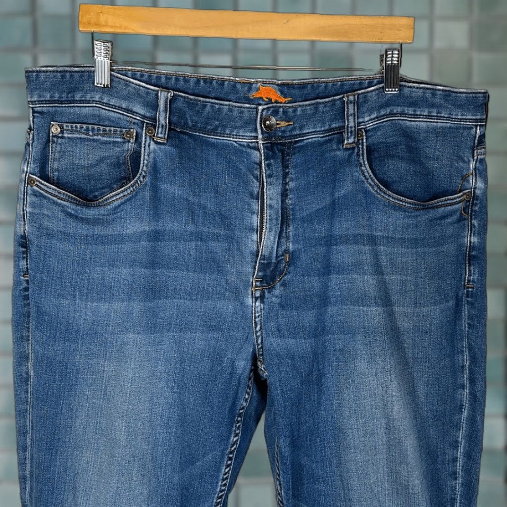 Tommy Bahama Tommy Bahama Denim Mens Straight Jeans Size 40x32 Blue, Regular, 40, 32in Inseam, Blue Exterior, Straight Style, Men Size US 40 / EU 56 - 1 Thumbnail