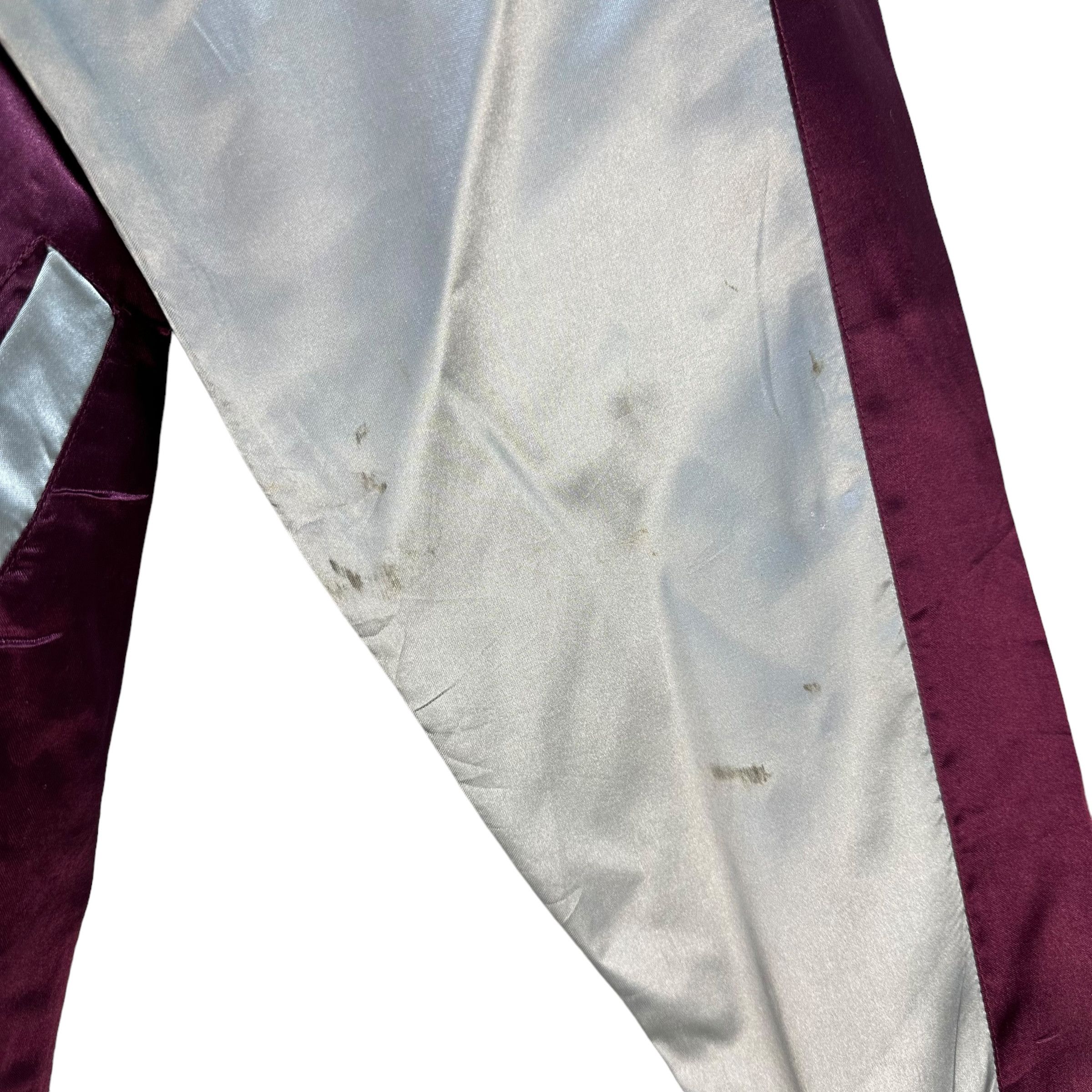 Japanese Brand CAMPANELLO Magenta Satin Sukajan Bomber Jacket #A39-0884 Size US L / EU 52-54 / 3 - 13 Thumbnail