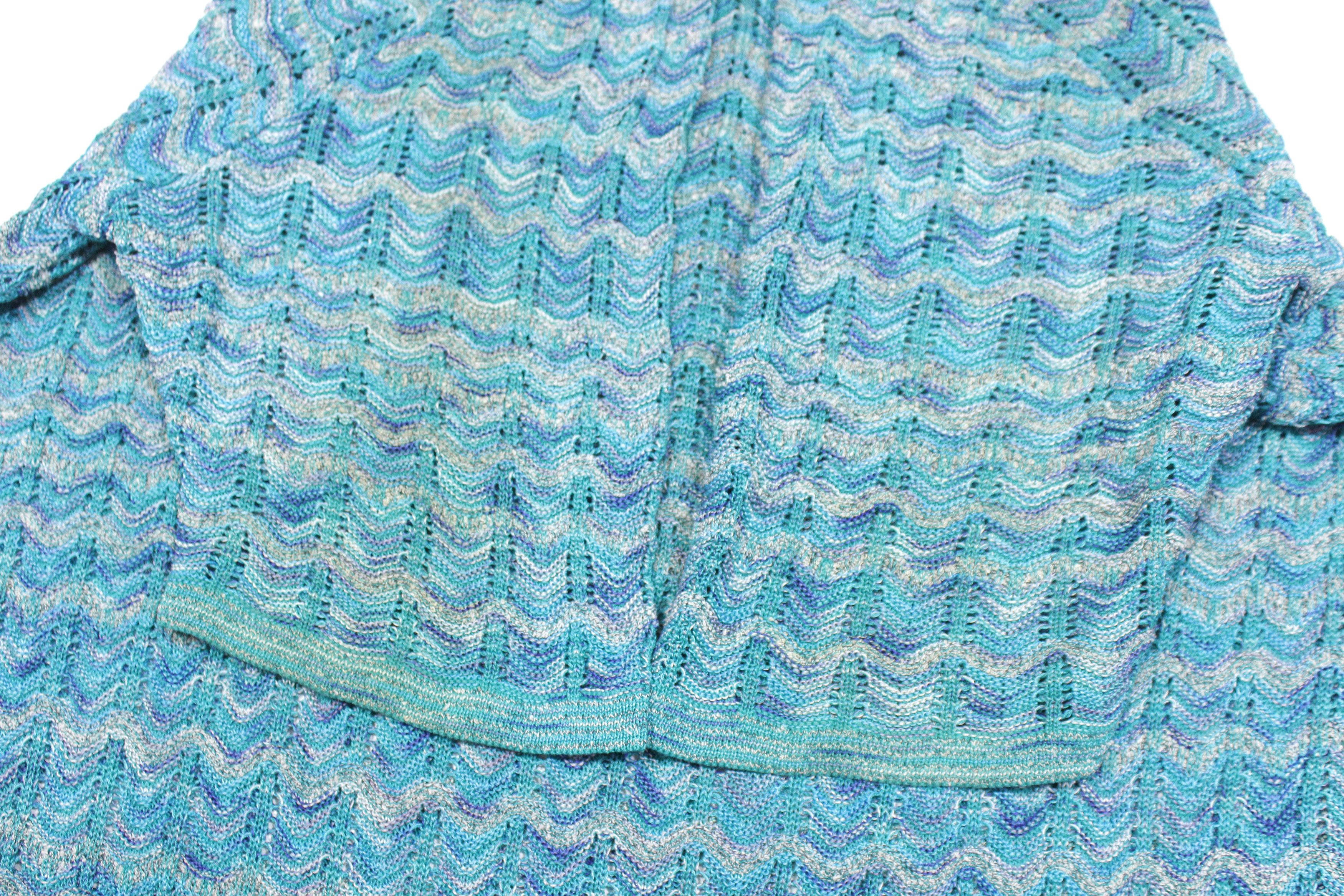 Missoni 90S Multicolor Mesh Knit Sweater Size M / US 6-8 / IT 42-44 - 6 Thumbnail