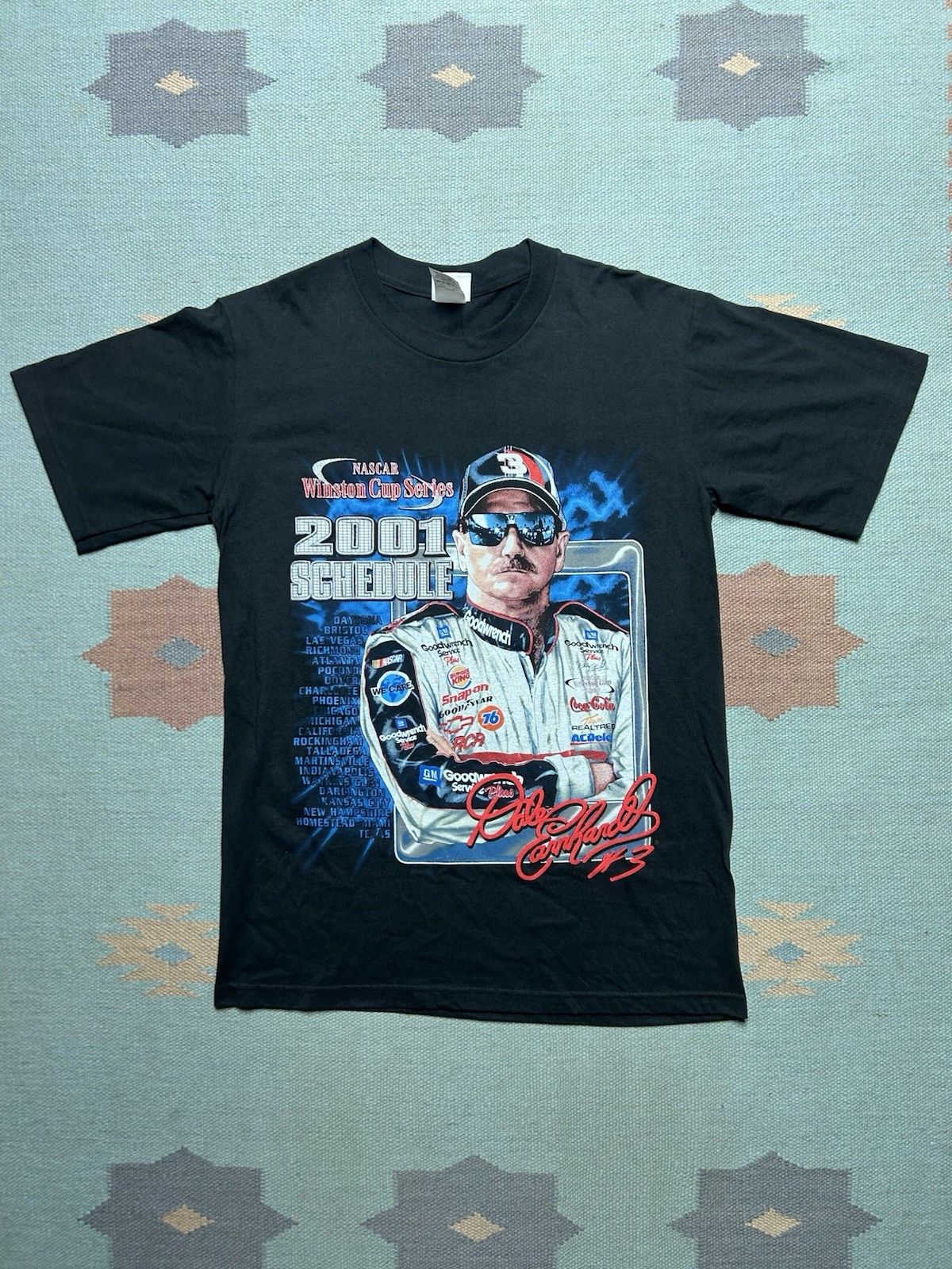 Vintage Vtg graphic t shirt Dale Earnhardt 2001 Winston cup nascar M Size US M / EU 48-50 / 2 - 1 Thumbnail