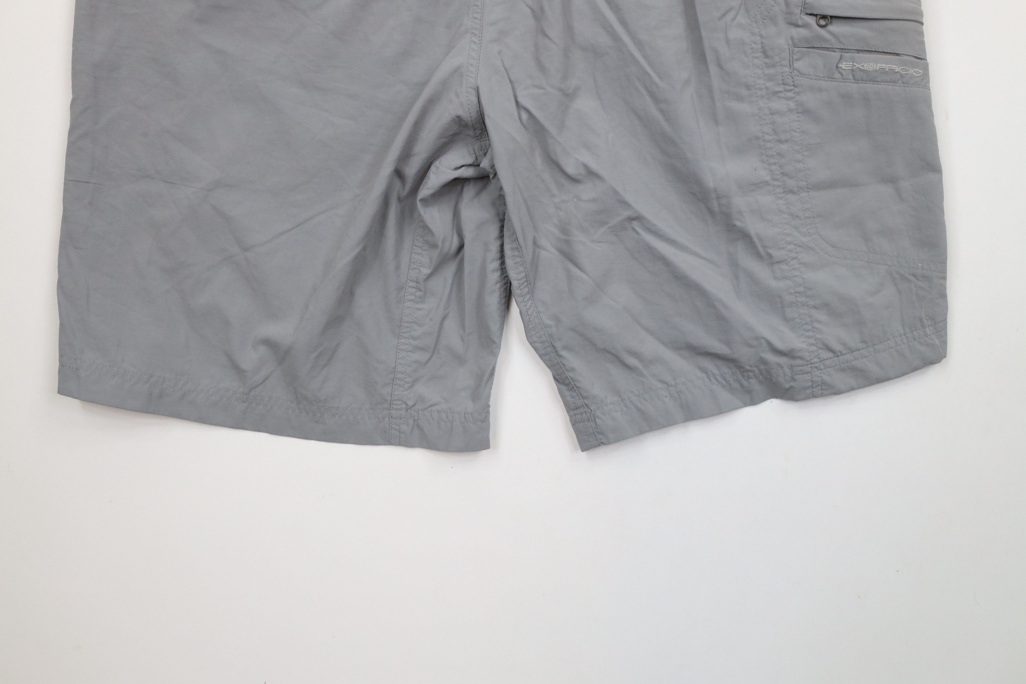 ExOfficio × Vintage Vintage ExOfficio Hiking Trail Cargo Shorts Gray Nylon Size US 36 / EU 52 - 11 Thumbnail